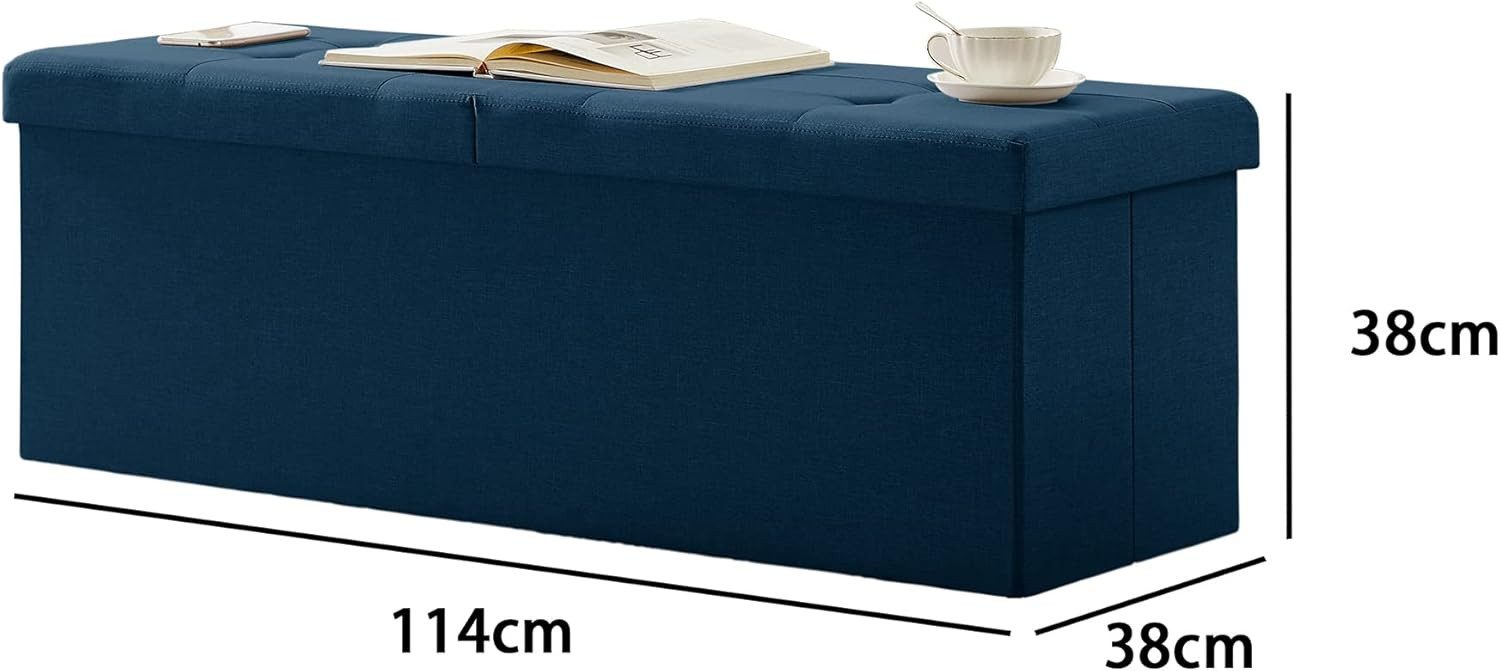 Zedelmaier Sitzbank 114cm mit Stauraum, Sitztruhe,faltbar Aufbewahrungsbox, günstig online kaufen