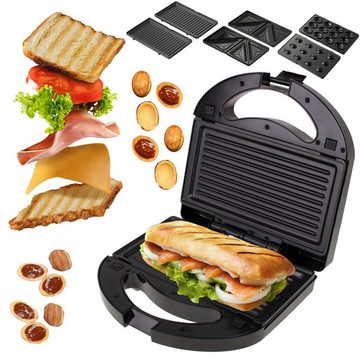 Camry Toaster CR 3063, 3in1 Toaster Toaster Grill Panini Nüsse