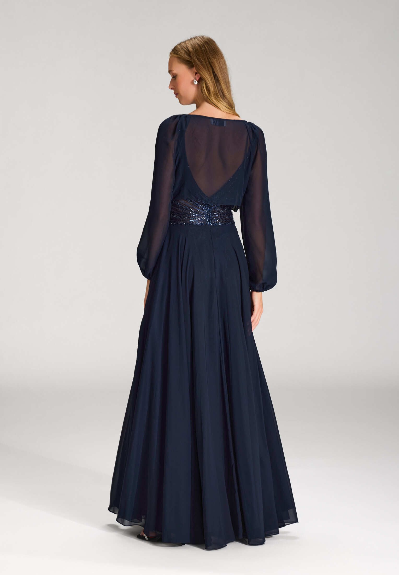 Hey Kyla Boleroblazer - Wickelbolero mit langen Ärmeln Lockere Passform