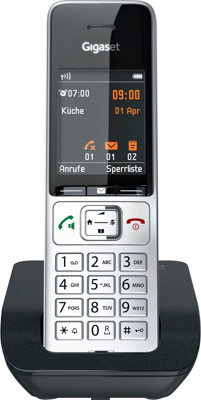 Gigaset COMFORT 500 Schnurloses DECT-Telefon (Mobilteile: 1)