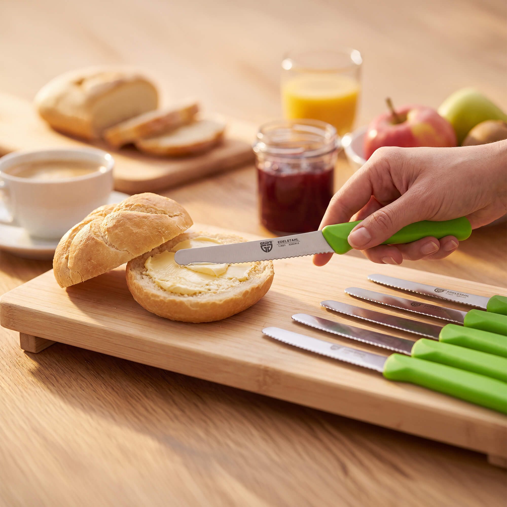 GRÄWE Tafelmesser GRÄWE Frühstücks-/ Brötchenmesser 6 Stück – Bild 5 von 5