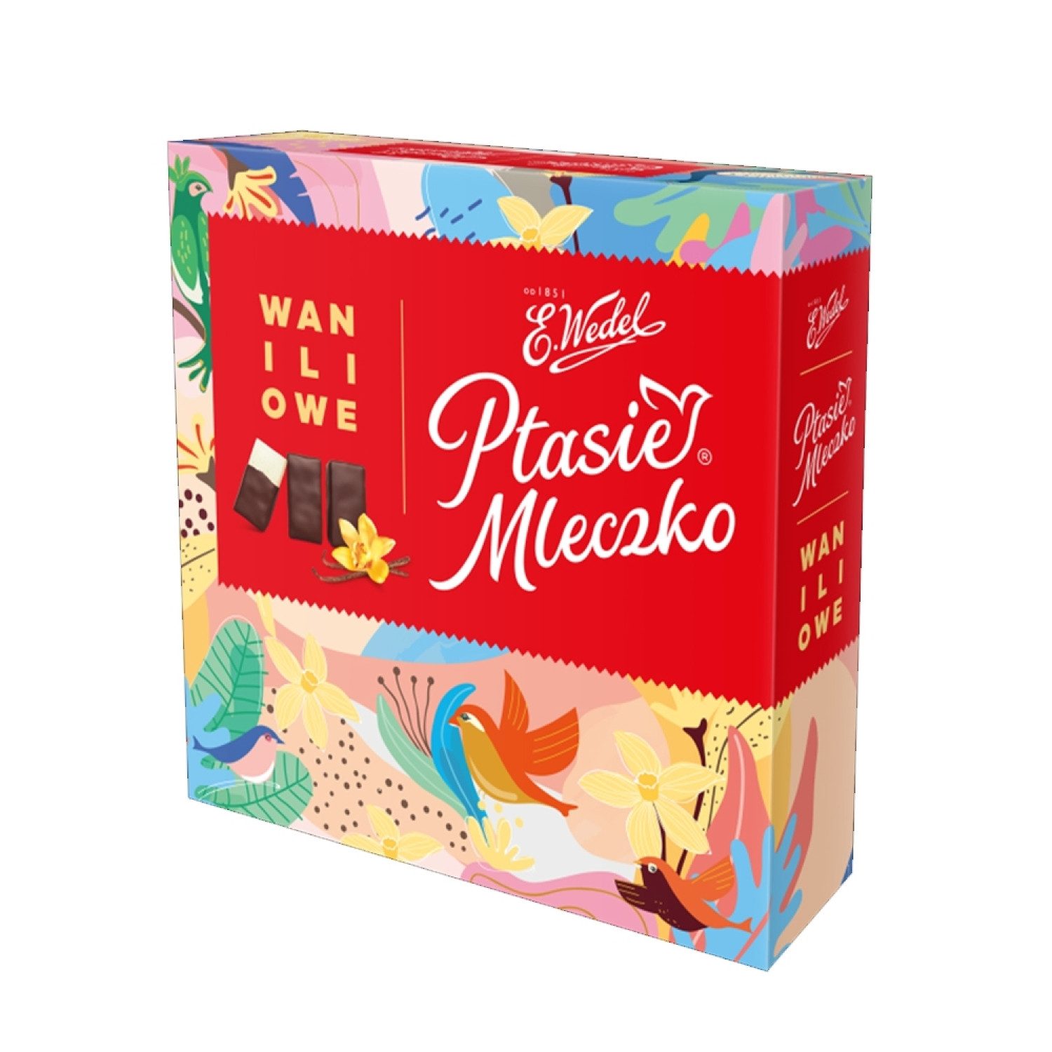 E.Wedel Schokolade Vogelmilch Pralinen Vanille-Geschmack, 1 x 340 g