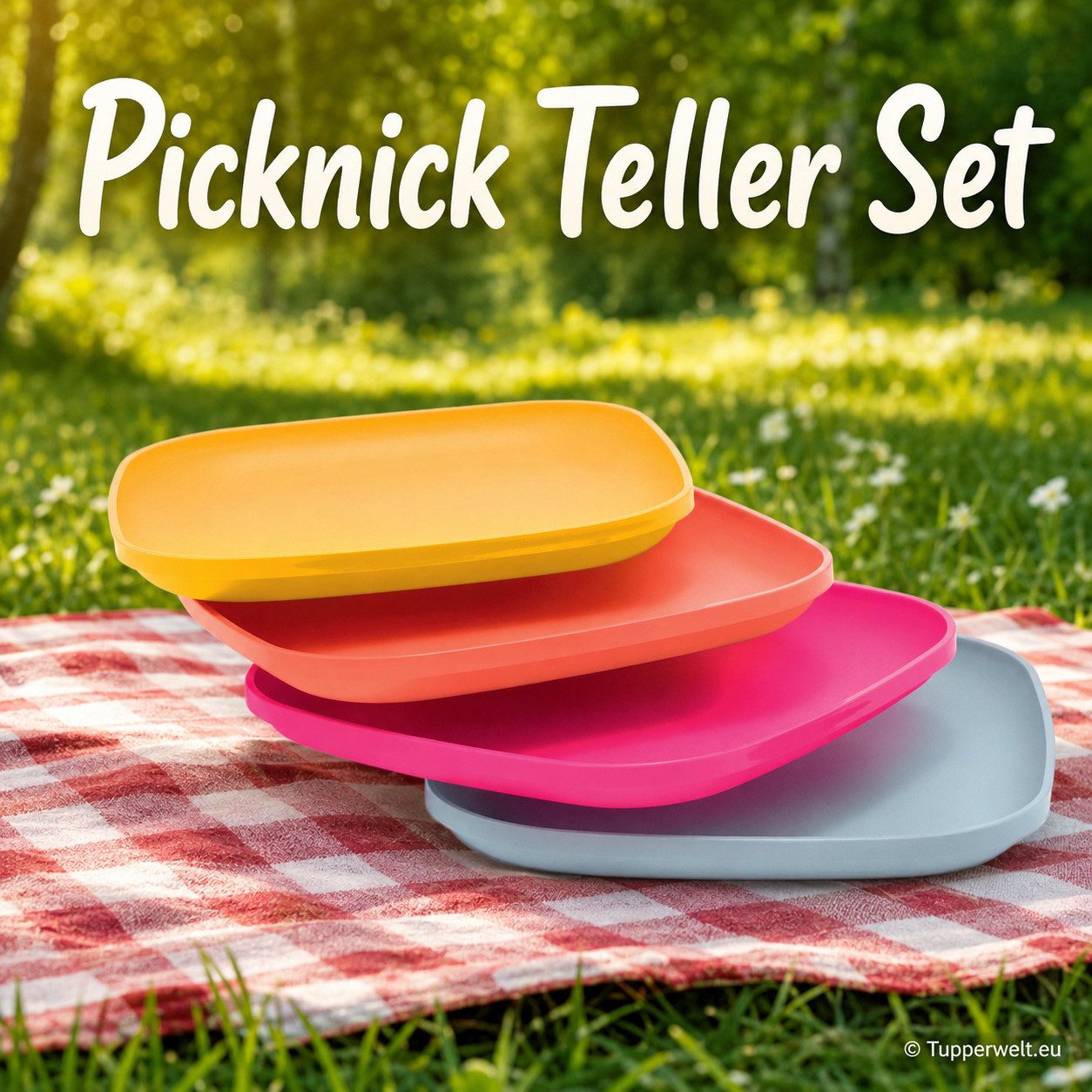 TUPPERWARE Teller Tupperware Eco+ Picknick Teller Set
