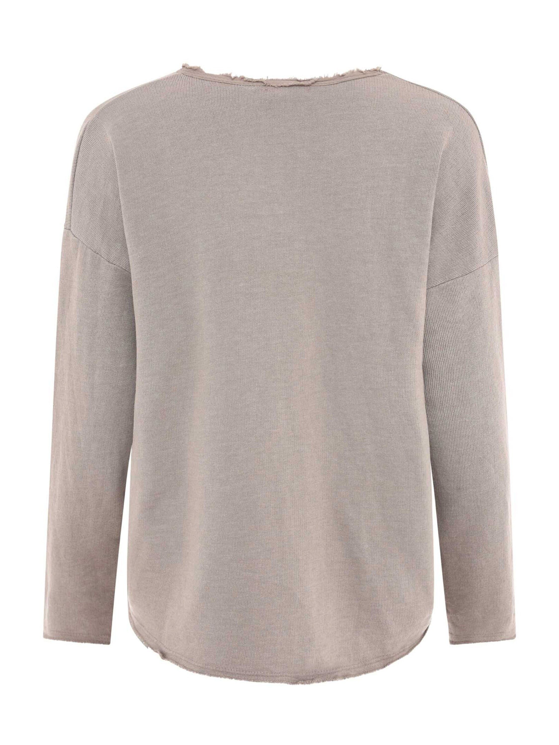 Zwillingsherz Sweatshirt Positive Mind (1-tlg) Fransen günstig online kaufen