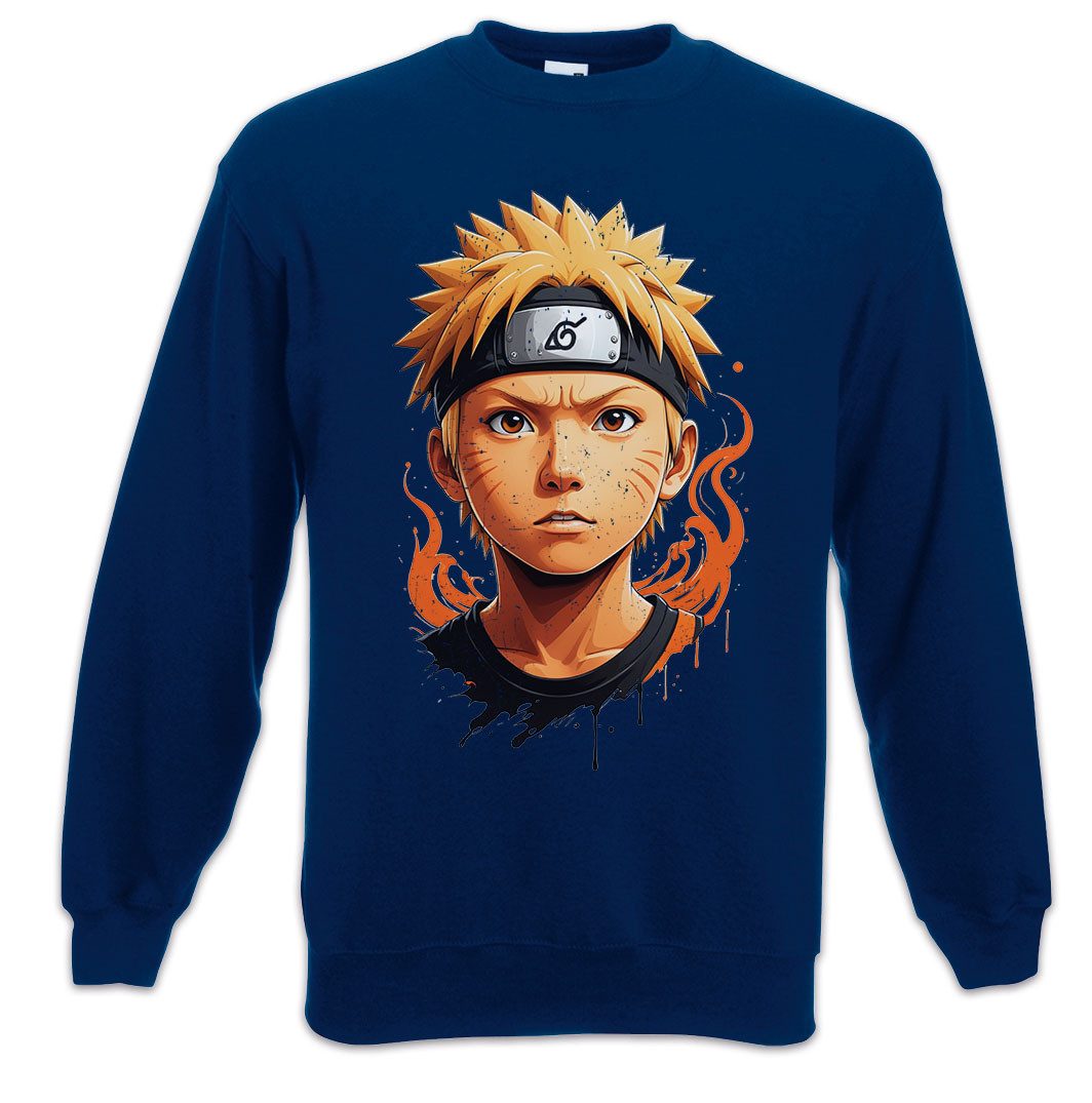 Sweatshirt Anime Ninja Portrait Sweatshirt Shinobi System Naruto Dattebayo Sakura