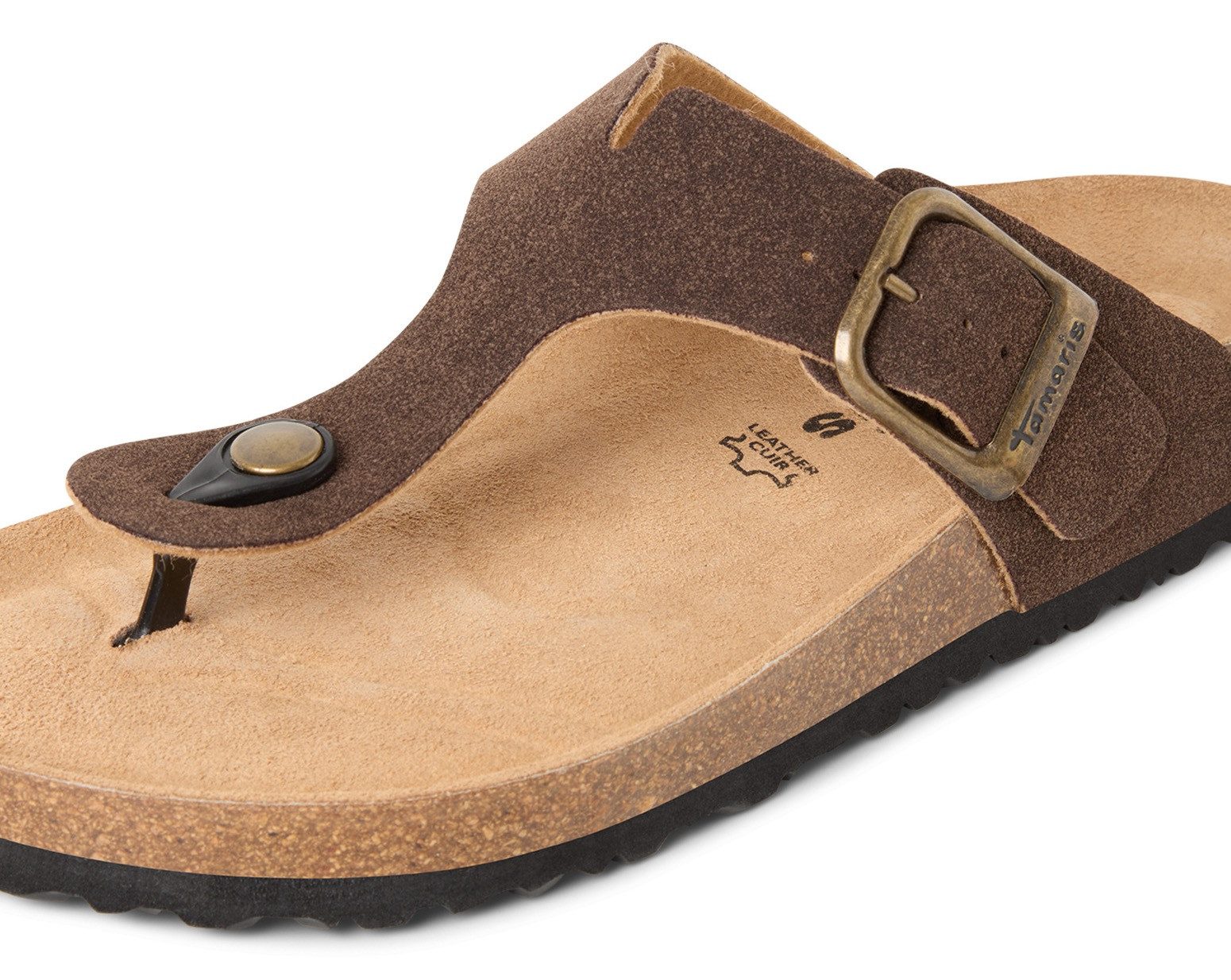 Tamaris CORRA Zehentrenner Sommerschuh, Schlupfschuh mit angenehmen Zehensteg