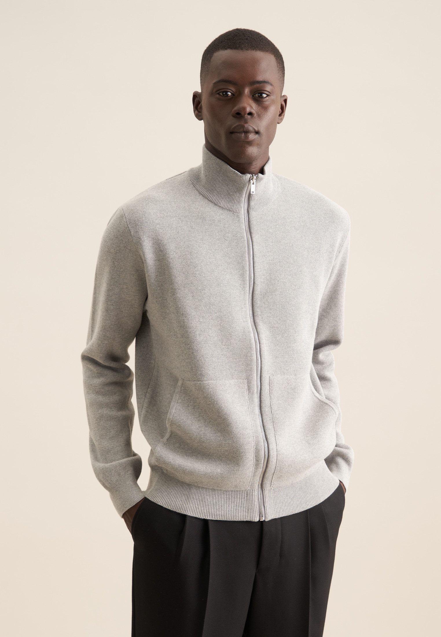 seidensticker Strickjacke Schwarze Rose 1/1 Uni günstig online kaufen