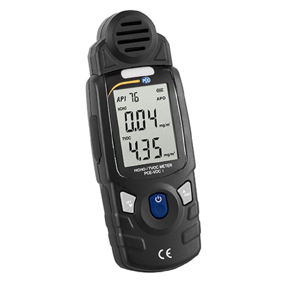 PCE Instruments PCE Luftqualitätsmessgerät PCE-VOC 1 Messung von HCHO und TVOC Gasmelder
