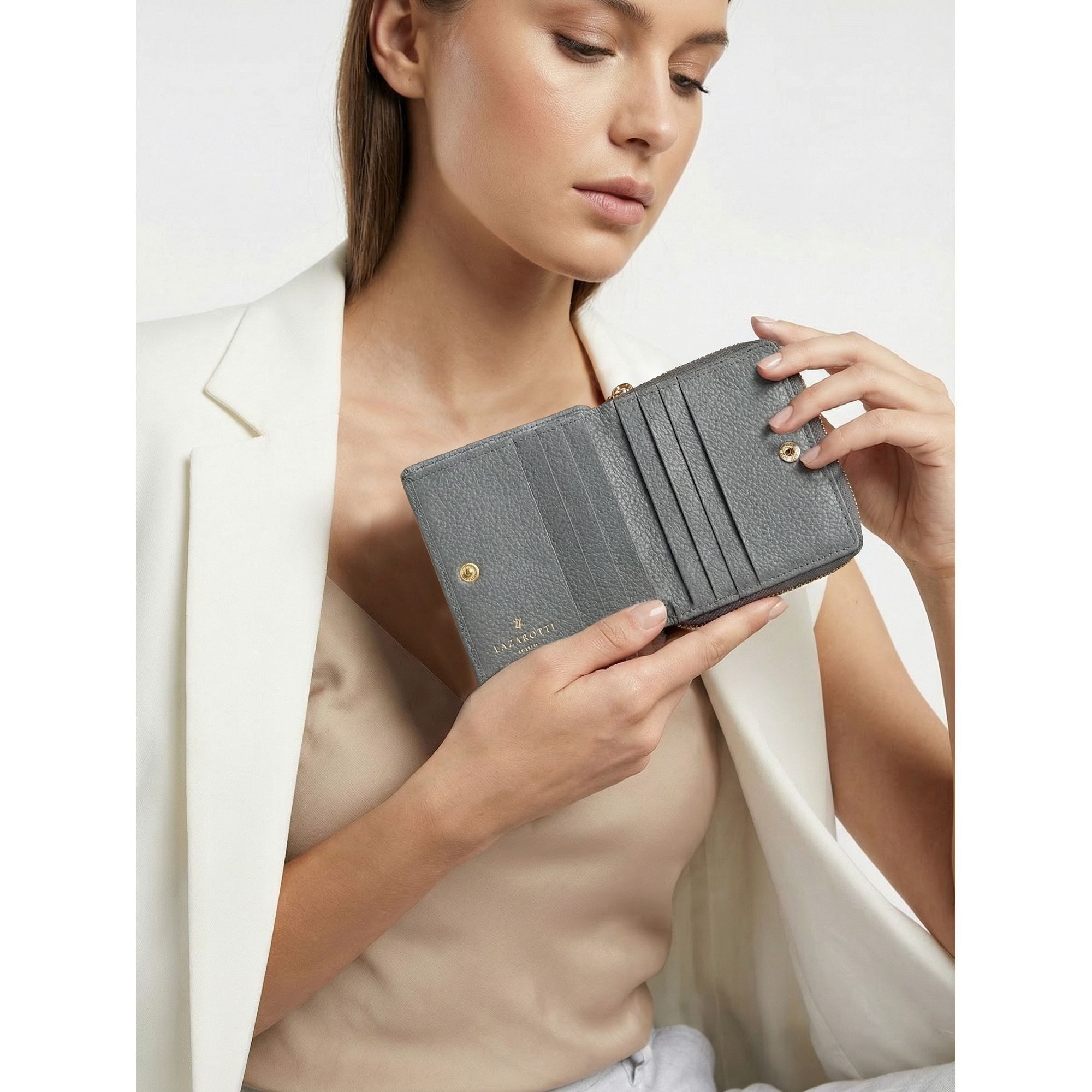 Lazarotti Geldbörse Bologna Leather, Leder