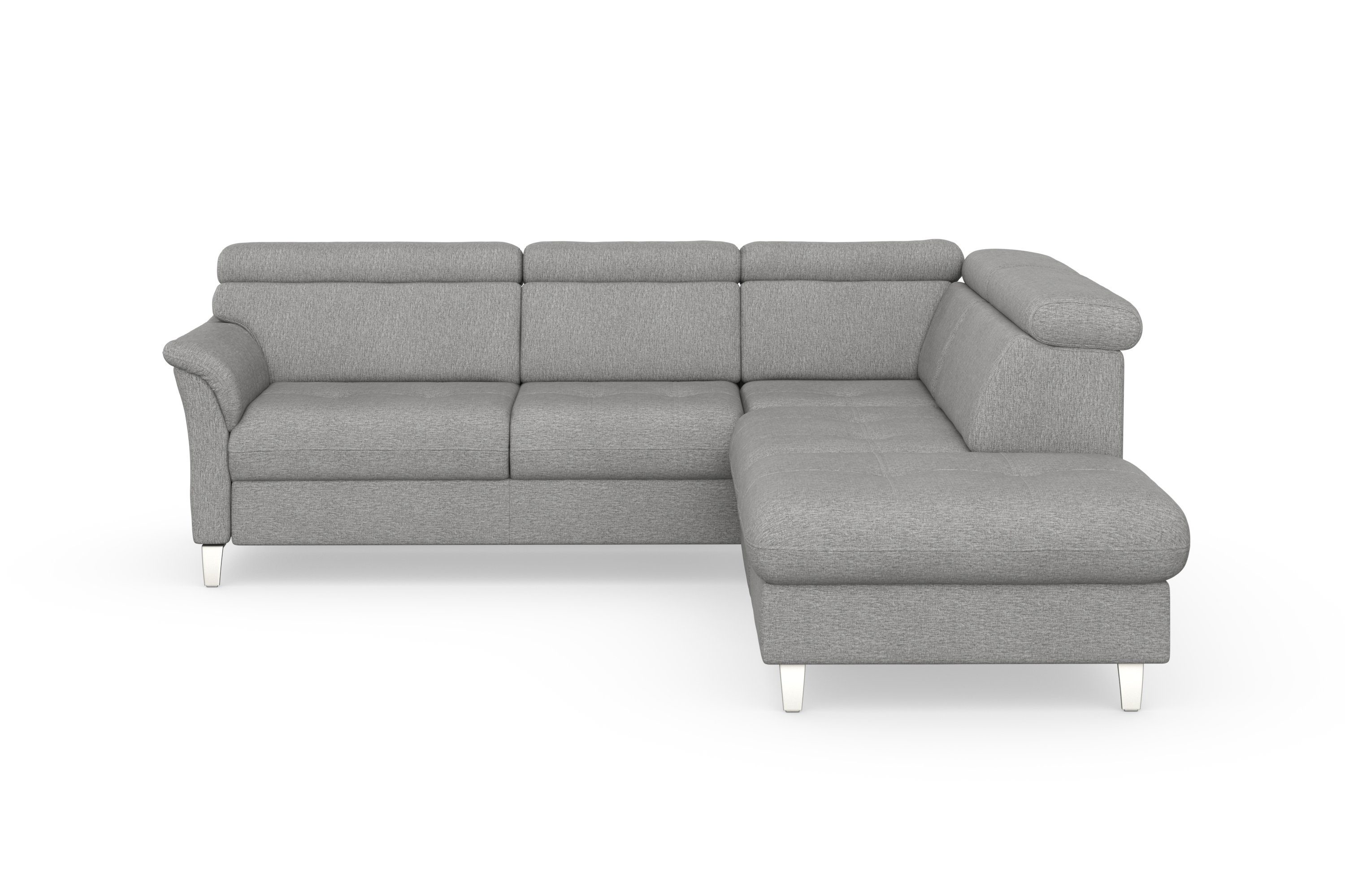 sit&more Ecksofa Marano, mit Kopfteilverstellung, Bettkasten wahlweise inklusive Bettfunktion