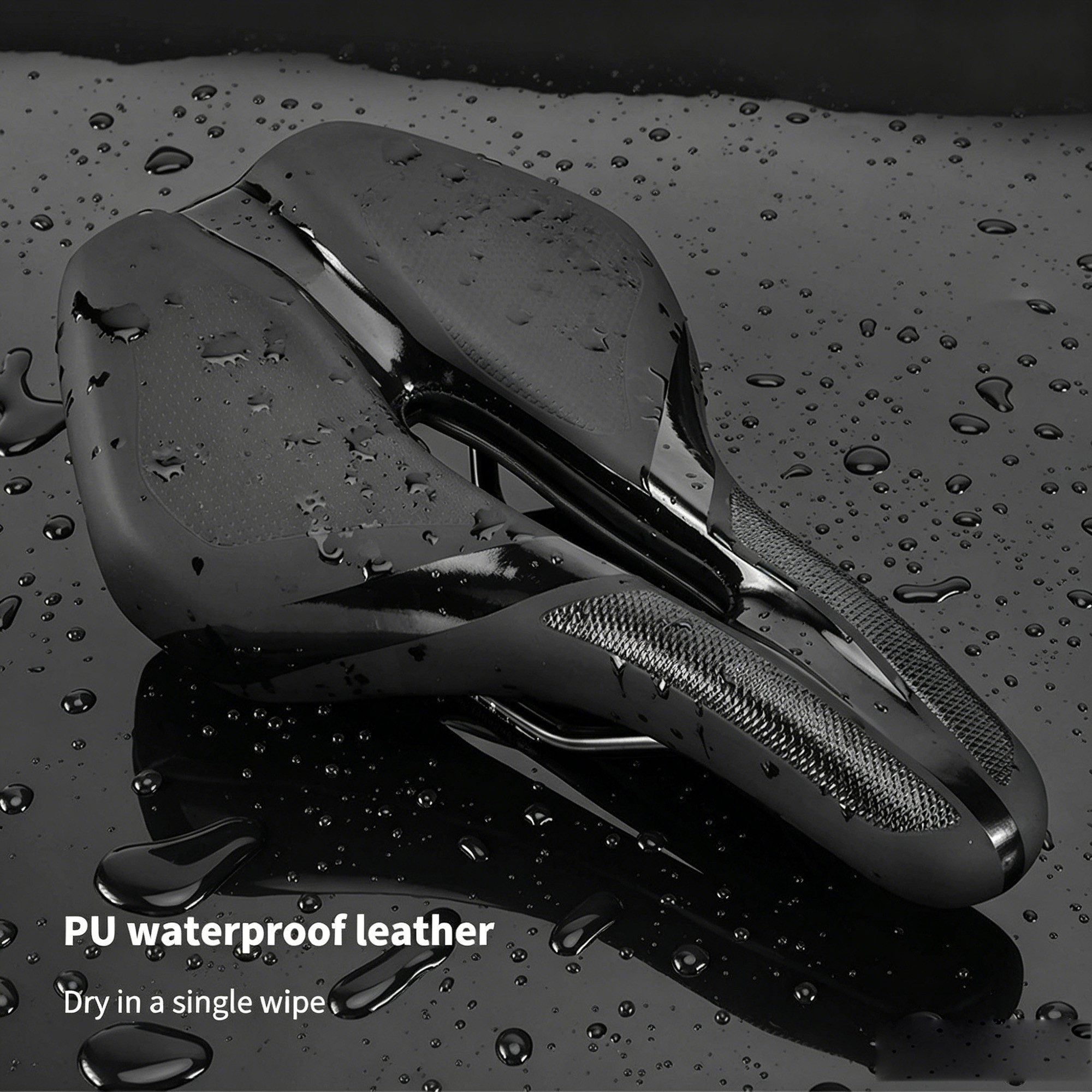 Fyrove Fahrradsattel Memory-Schaum Fahrradsattel universal für MTB Rennrad Ebike (Fahrradsattel Sattel Bikesattel Mountainbikesättel Ergonomisch Superleicht, 1-tlg., Lieferinhalt: 1 x Carbon Fahrradsattel), Memory Schaum Fahrradsattel Mountainbikesättel Universal