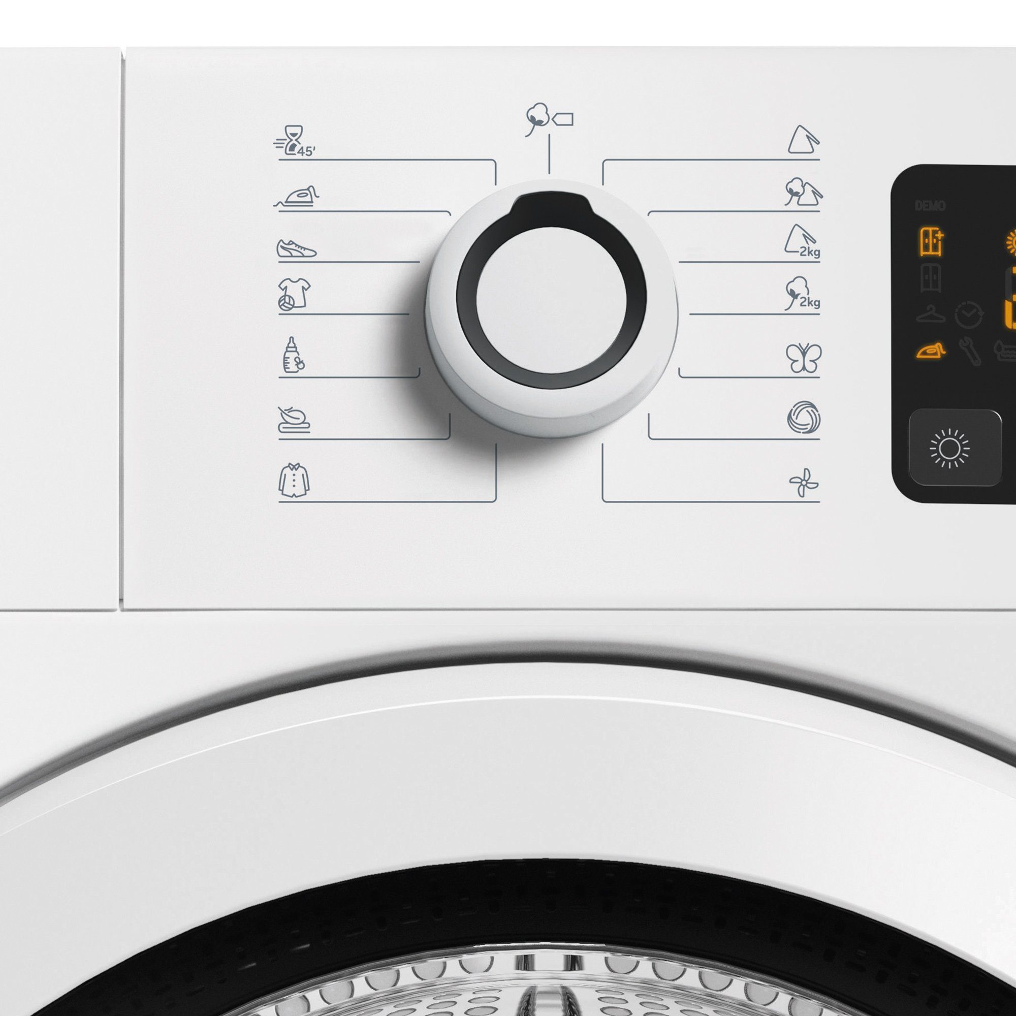 Indesit Wärmepumpentrockner YT M11 83K RX EU, Knitterschutz, EasyCleaning-Filter, Baby & Feines
