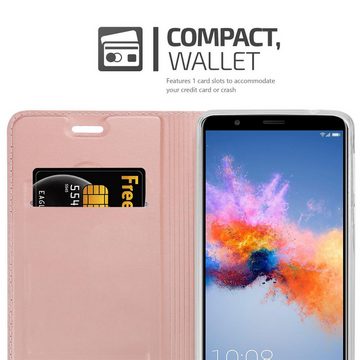 Cadorabo Handyhülle Honor 7X Honor 7X, Klappbare Handy Schutzhülle - Hülle - mit Standfunktion und Kartenfach