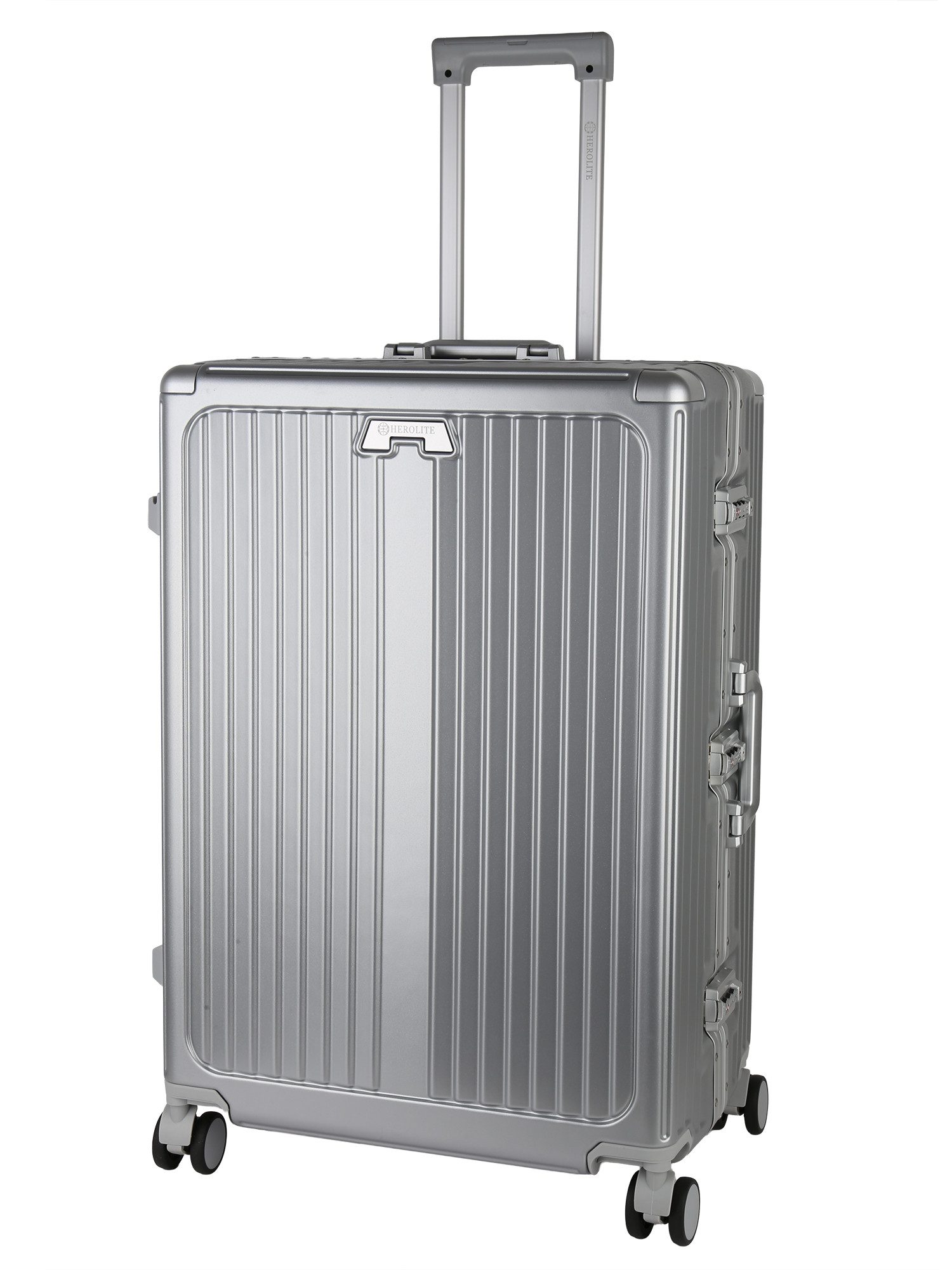 VAN HILL Hartschalen-Trolley 842209, 4 Rollen, Herolite Hartschalen-Trolley mit TSA-Schloss & 4 Doppelrollen
