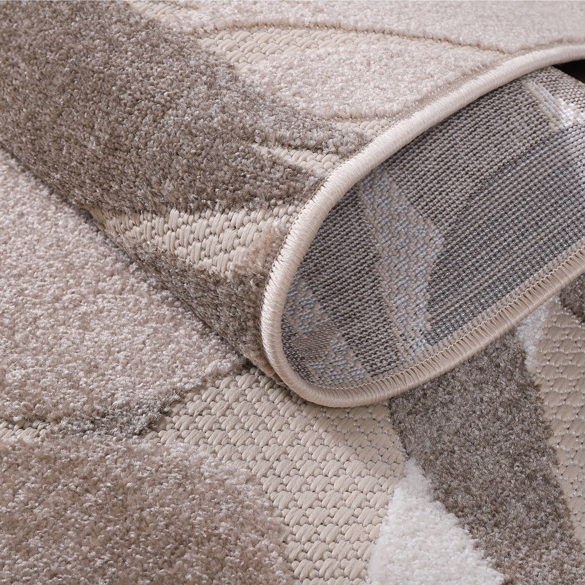 Sanat Teppich Floral Outdoor, rechteckig, Höhe: 6 mm, In- und Outdoor geeignet, florales Design, Balkon, Terasse