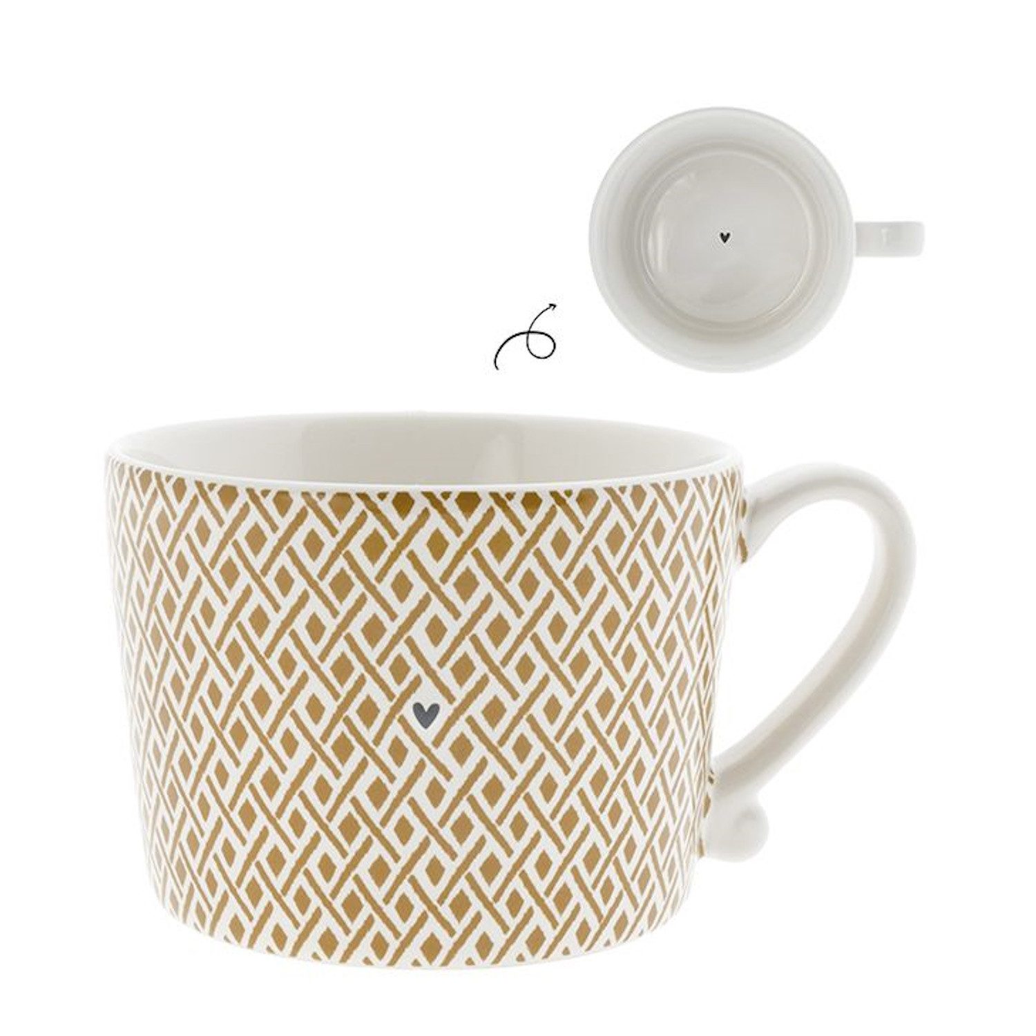 Tasse Schwarz Caramell