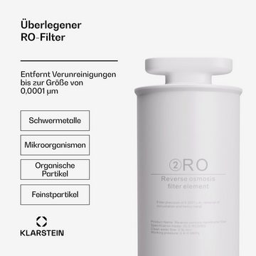 Klarstein Wasserfilter AquaFina 200G RO Filter, Zubehör für AquaLine 200G, RO-Filter Wasserfilter Wasseraufbereitung