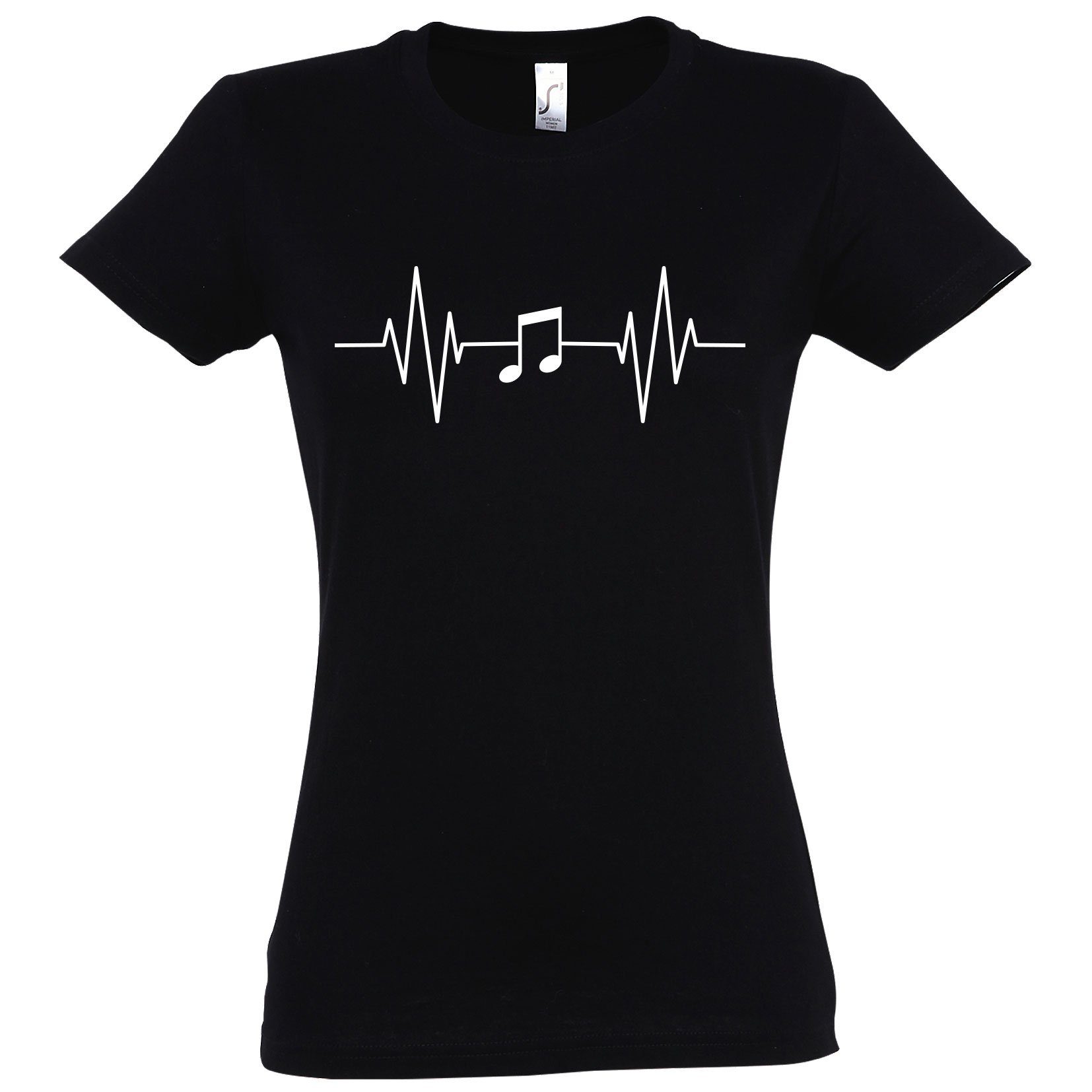 Youth Designz T-Shirt Heartbeat Musik Note günstig online kaufen