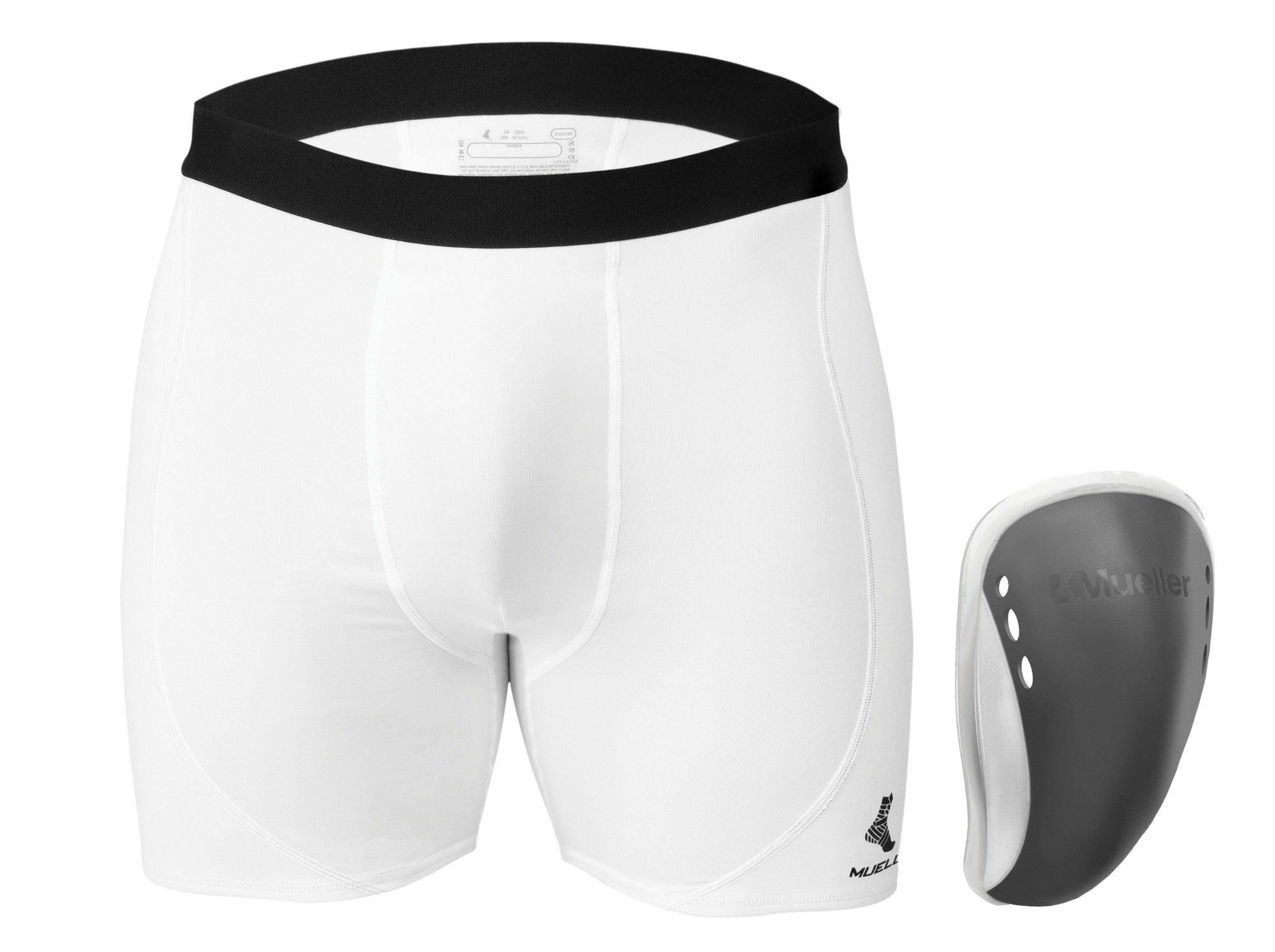 Mueller Sports Medicine Tiefschutz FlexShield mit Support-Shorts