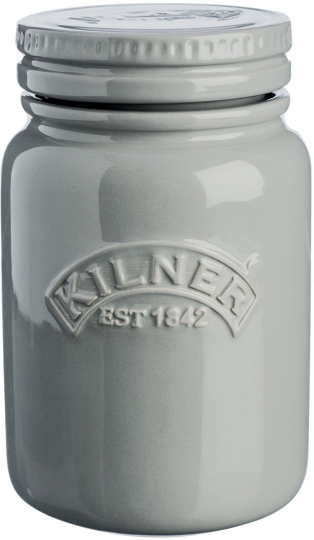 KILNER Vorratsdose, Keramik, (1-tlg), für Tee und Kaffee, Mehl und Zucker,  600 ml, Für Tee und Kaffee, Mehl und Zucker