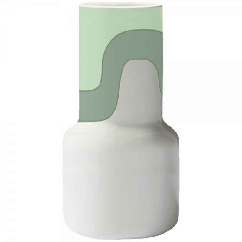 Marimekko Dekovase Vase Seireeni White-Mint-Light Moss Green (13,7x25cm)