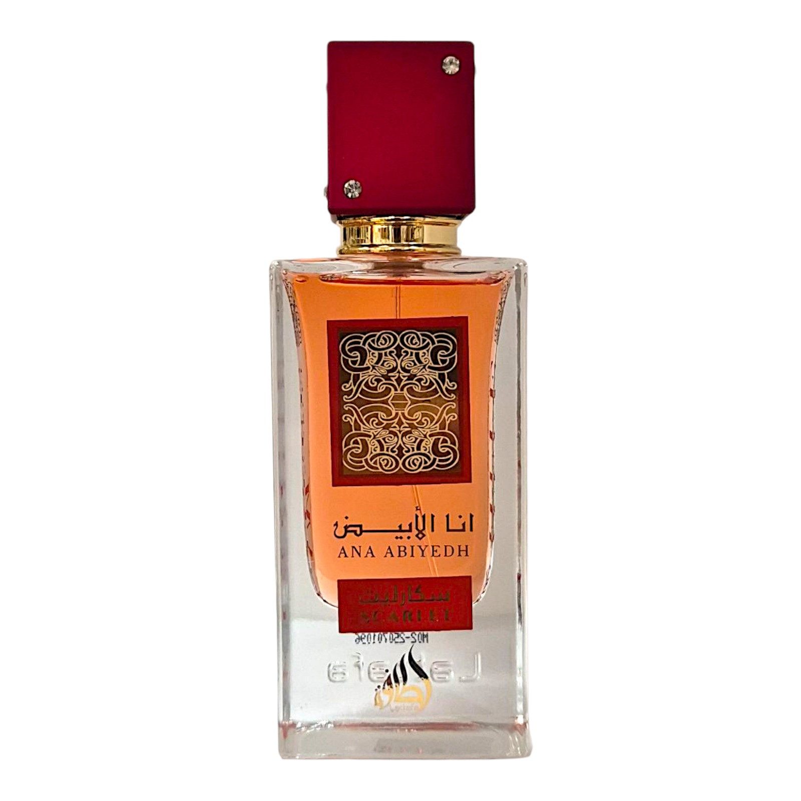 Lattafa Duft-Set Ana Abiyedh, Poudree Rouge Scarlet EDP + Parfümzerstäuber leer 1 Stk