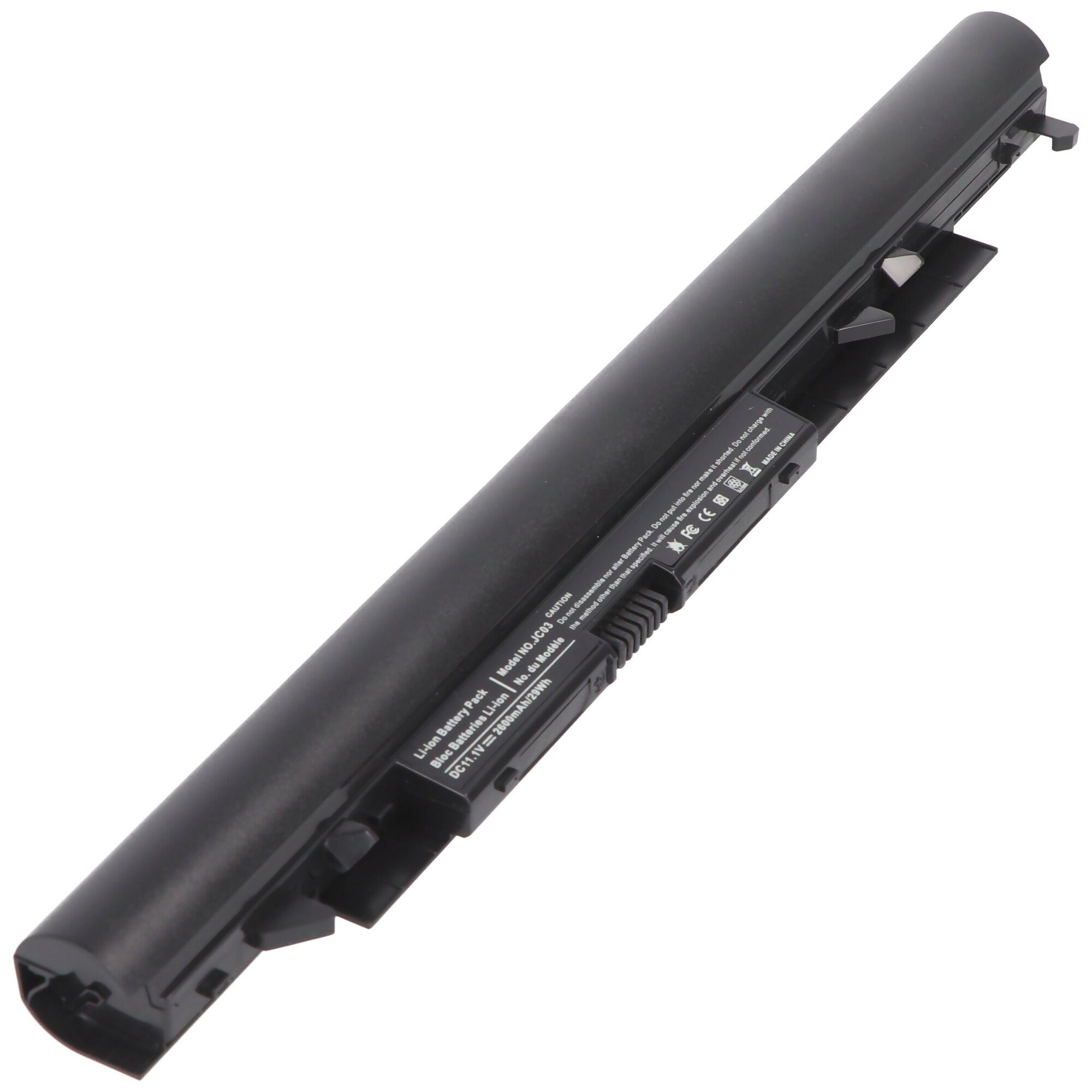 AccuCell 2600mAh Akku passend für HP Notebook 240 G6, 250 G6, Li-ion, 11,1V, 2 Akku 2600 mAh (11,1 V)