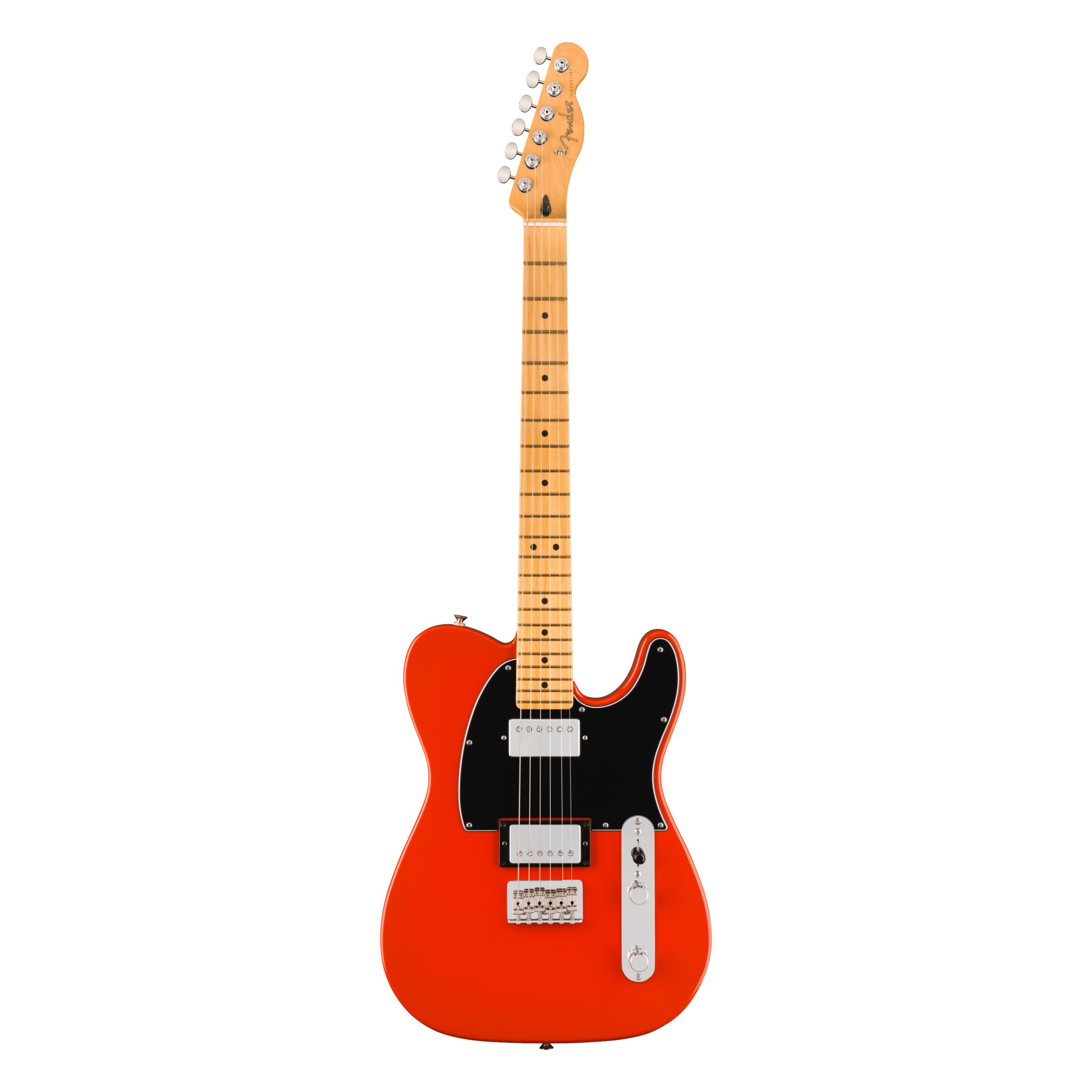 Fender E-Gitarre, E-Gitarren, T-Modelle, Player II Telecaster HH MN Coral Red - E-Gitarre
