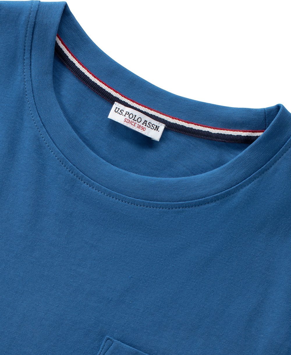 US Polo Assn. T-Shirt Reines Naturmaterial für Sport und Freizeit, Unisex Shirt