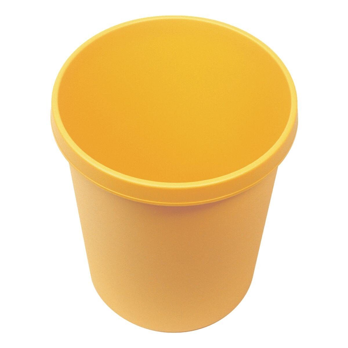 HELIT Papierkorb the german, 18 Liter, mit umlaufendem Griffrand