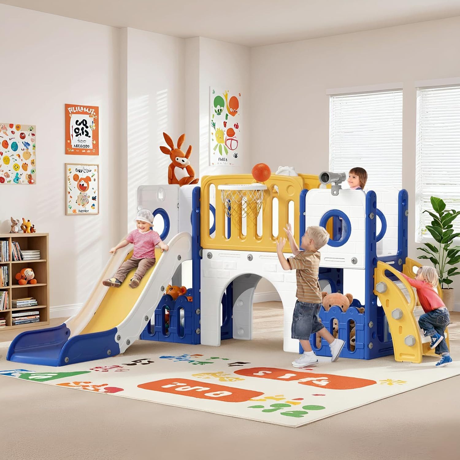TLGREEN Rutsche, 9 in 1 Kinderrutsche, günstig online kaufen