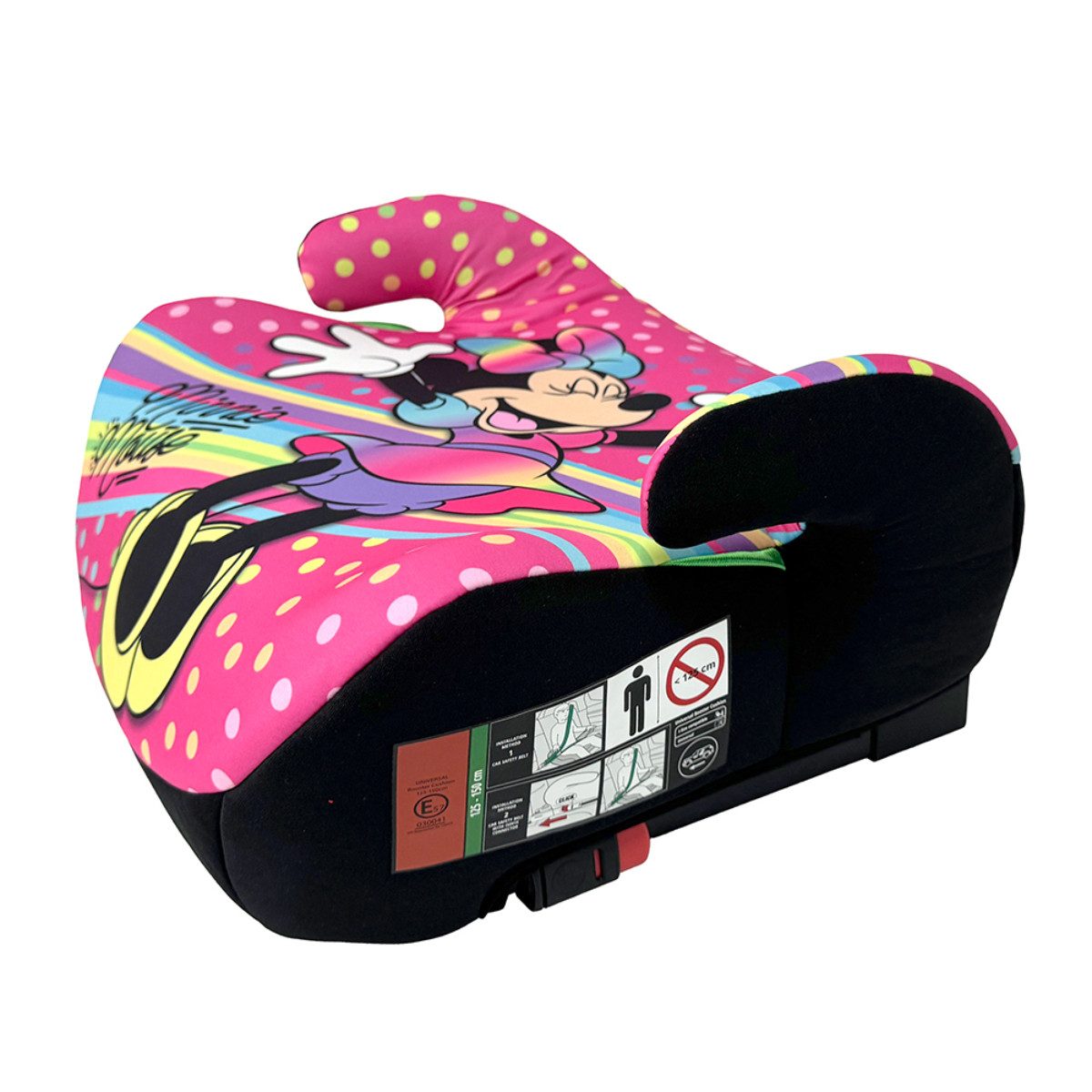 Seven Polska Autokindersitz Disney Minnie Mouse ISOFIX Sitzerhöhung Kinder Autositz 125–150 cm