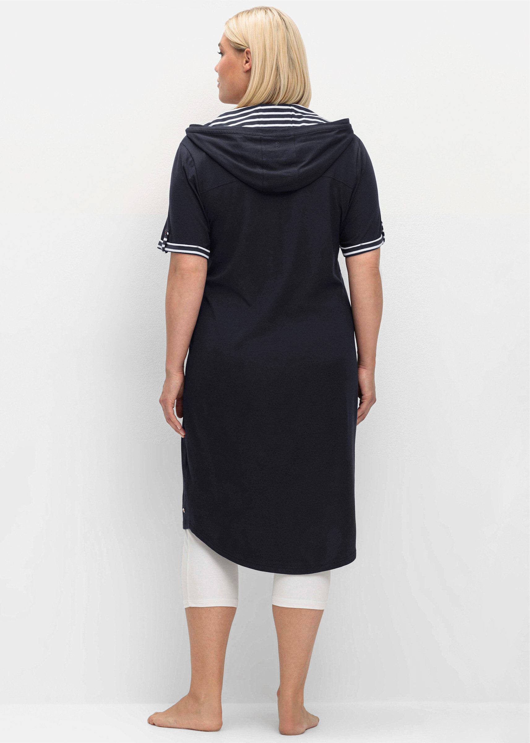 Sheego Jerseykleid Shirtkleid Kurzarm