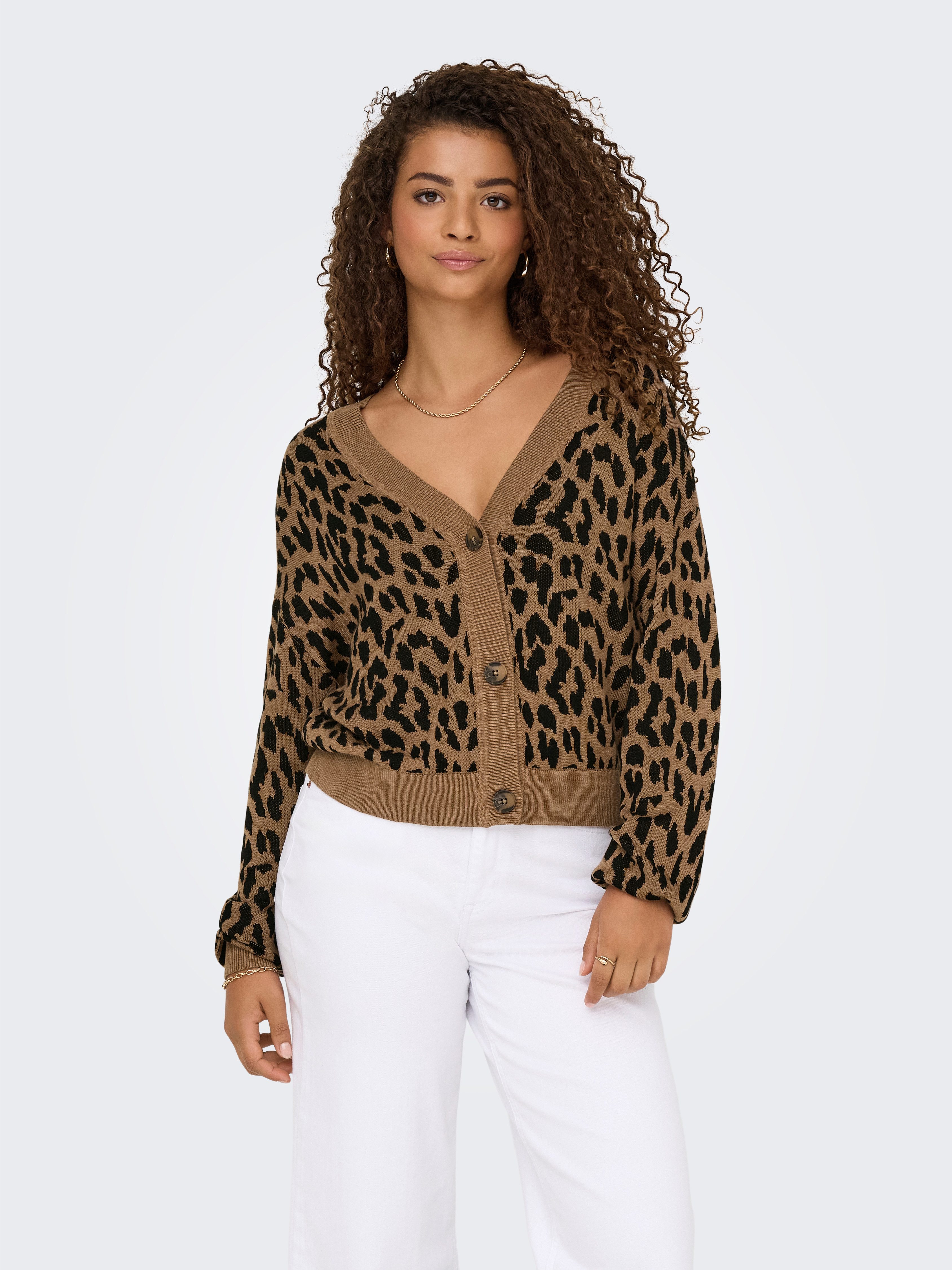 ONLY Strickjacke ONLVIENNA LS JQ LEO CARDIGAN CS KNT Viskosemischung, regular fit