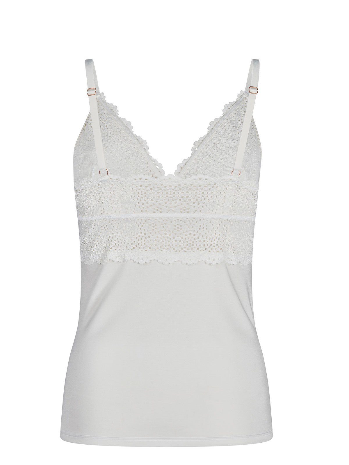 Skiny Achseltop Damen Spaghettishirt Bamboo Lace (Stück, 1-St) recyceltes Material