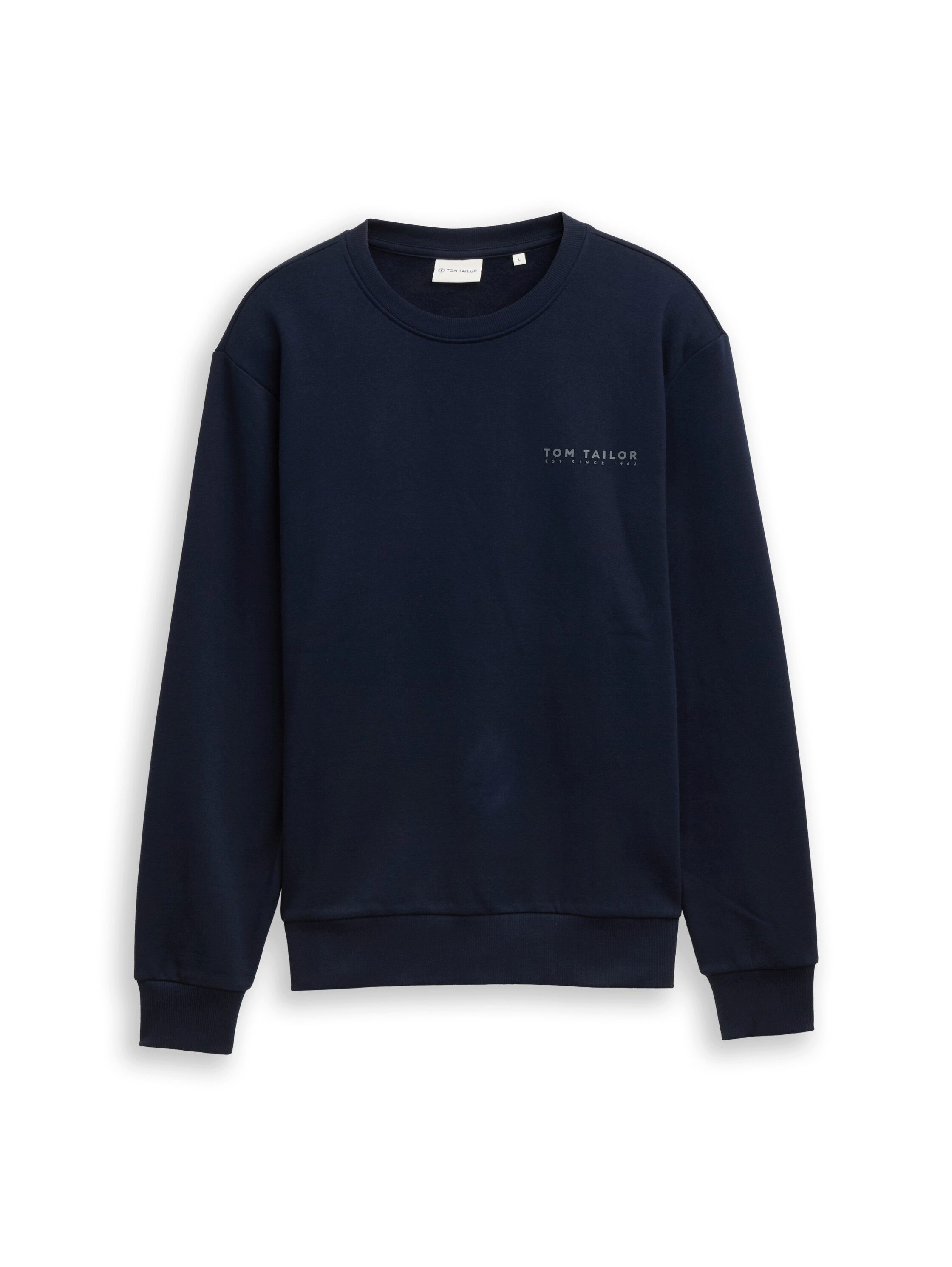 TOM TAILOR Sweatshirt mit Logo Stickerei