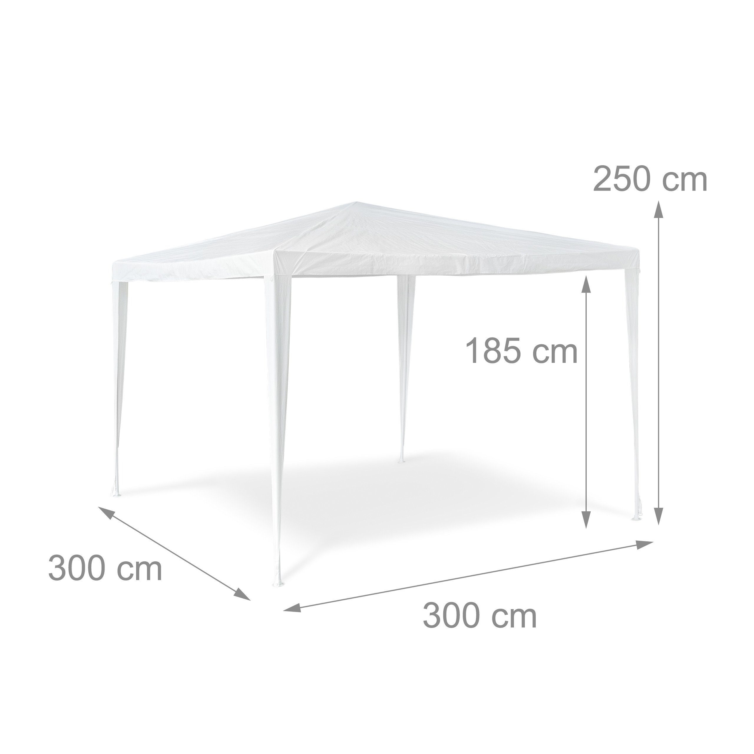 relaxdays Pavillon Zelt, weiß günstig online kaufen