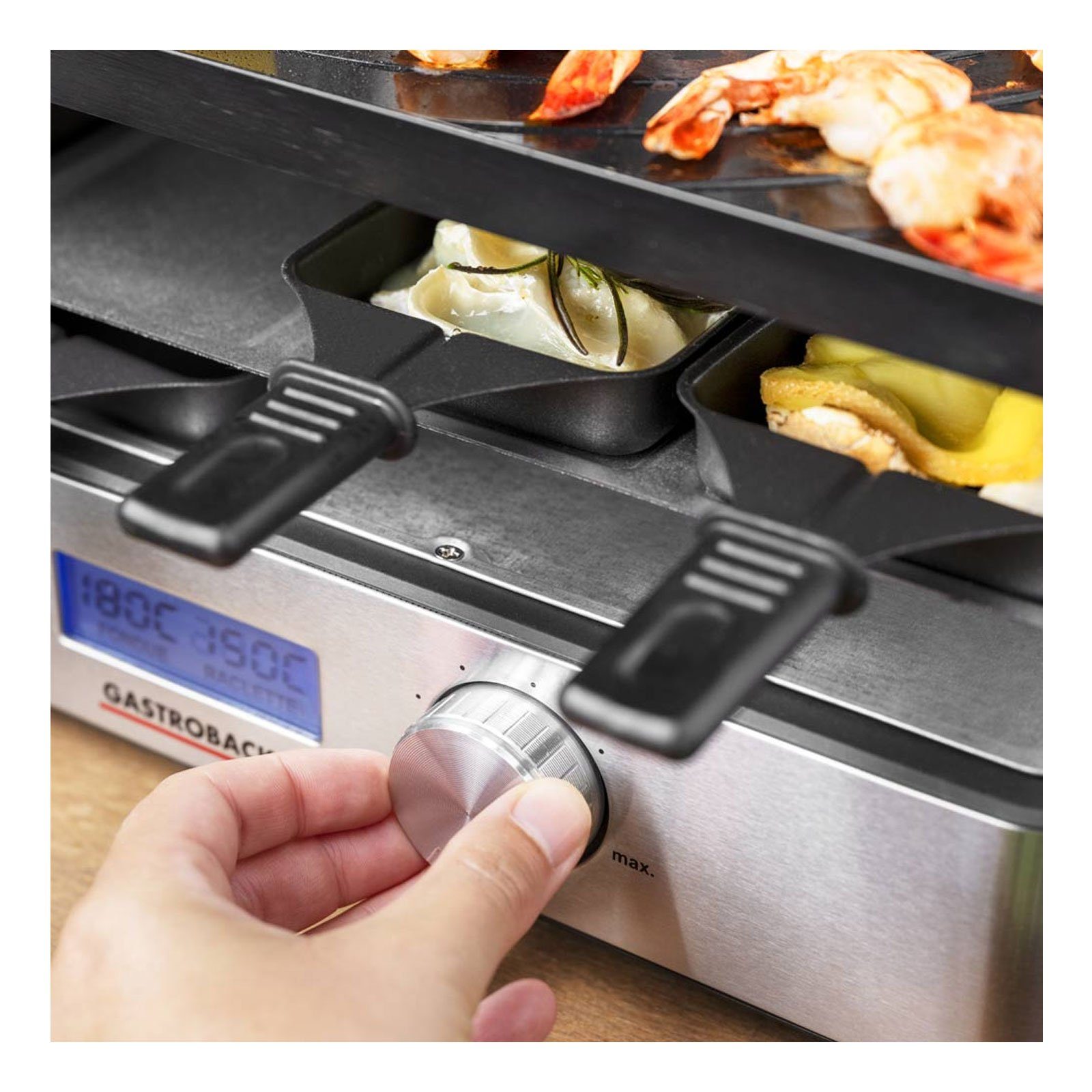 Gastroback Raclette Design Raclette Fondue Advanced Plus