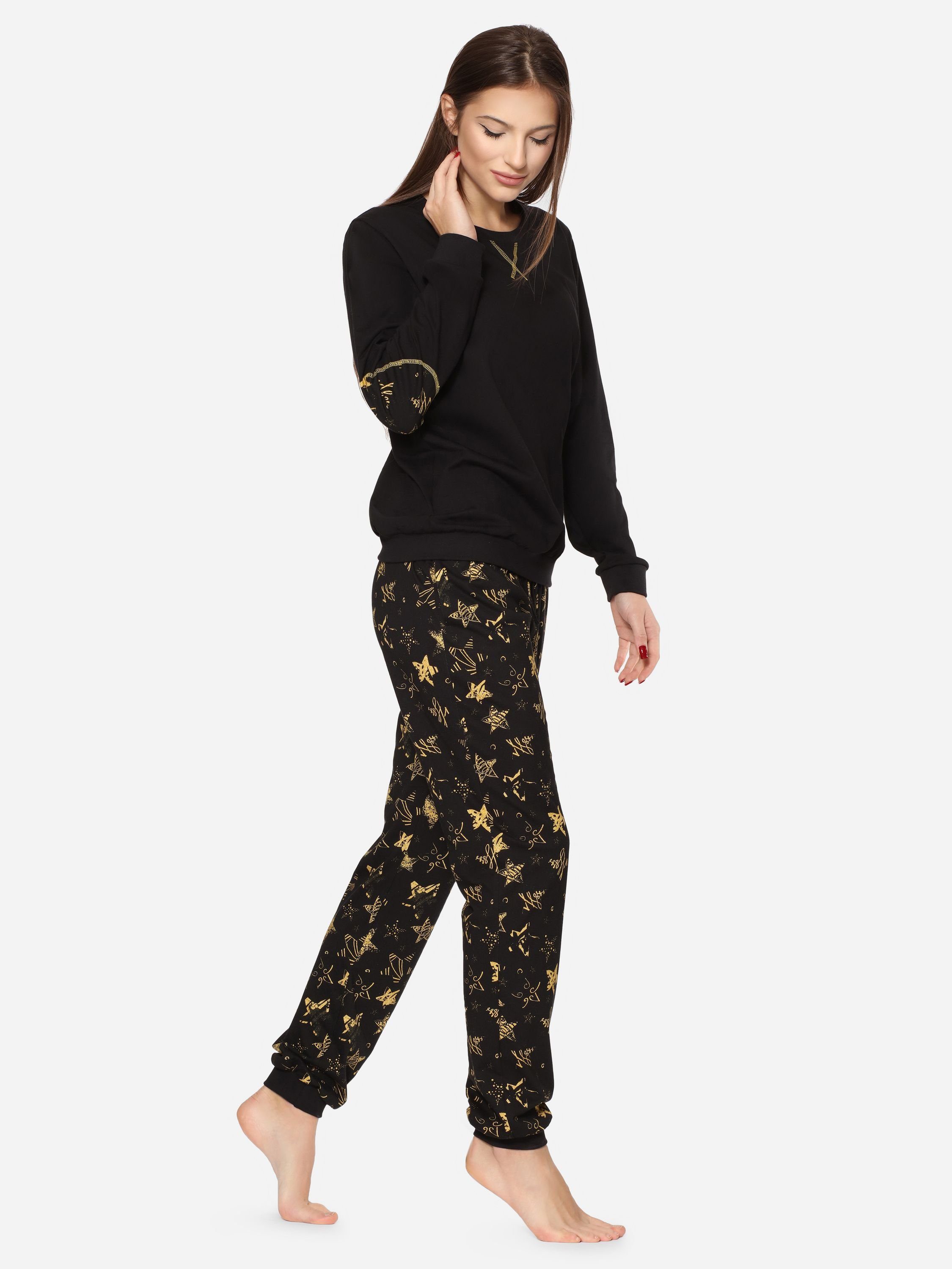 Merry Style Schlafanzug Damen Pyjama MS10-168 aus Baumwolle günstig online kaufen