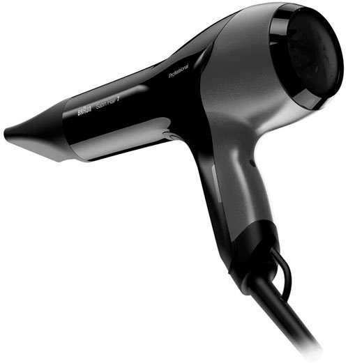 Braun 2000 7 W, Temperaturkontrolle aktiver Hair Haartrockner Thermosensor Braun mit SensoDryer, Satin