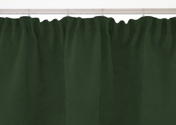 Vorhang Velvet, VHG, Kräuselband (1 St), blickdicht, Polyester, Samt, Uni, Gardine, pflegeleicht, Dekoration, Breite 140 cm