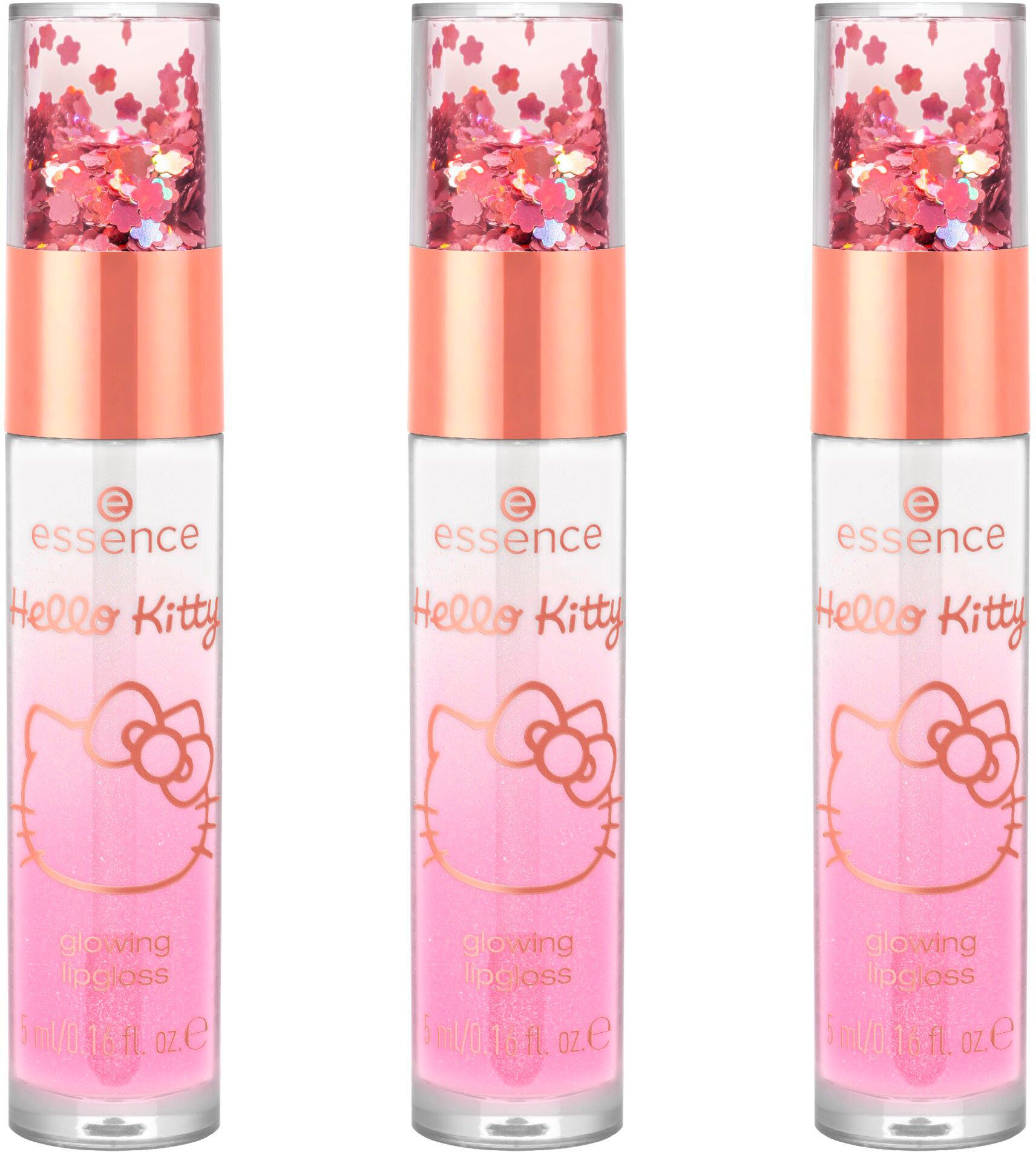 Essence Lipgloss Hello Kitty glowing lipgloss, 3tlg.