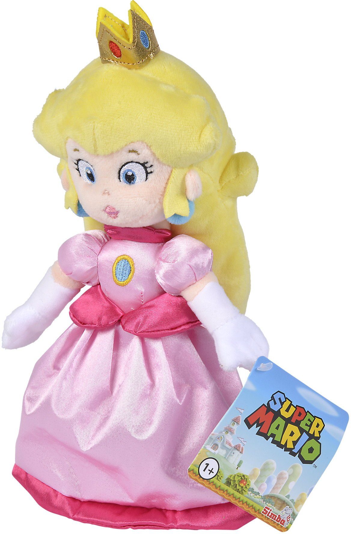 SIMBA Plüschfigur Plüsch Stofftier Super Mario Peach 27cm 109231530