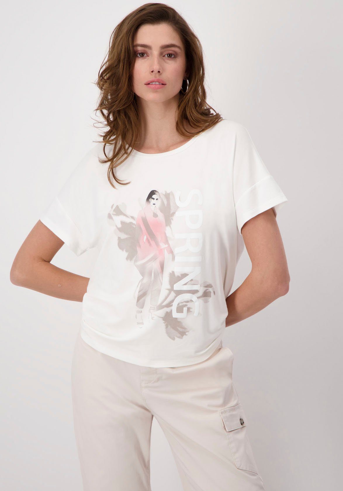 Monari T-Shirt mit Frontprint
