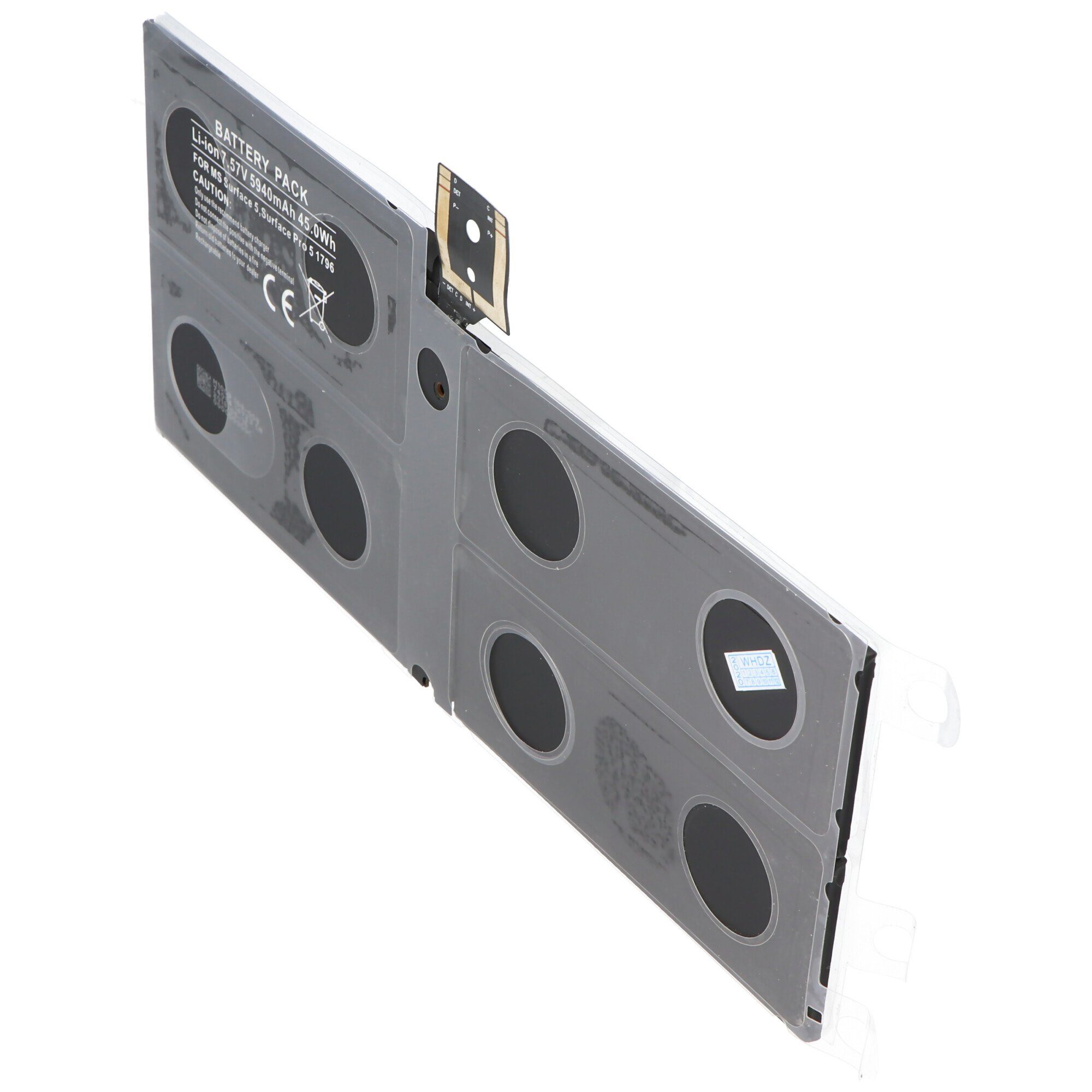 AccuCell Akku passend für Microsoft Surface Pro 5, Surface Pro 5 1796, G3HTA03 Akku 5940 mAh (7,6 V)