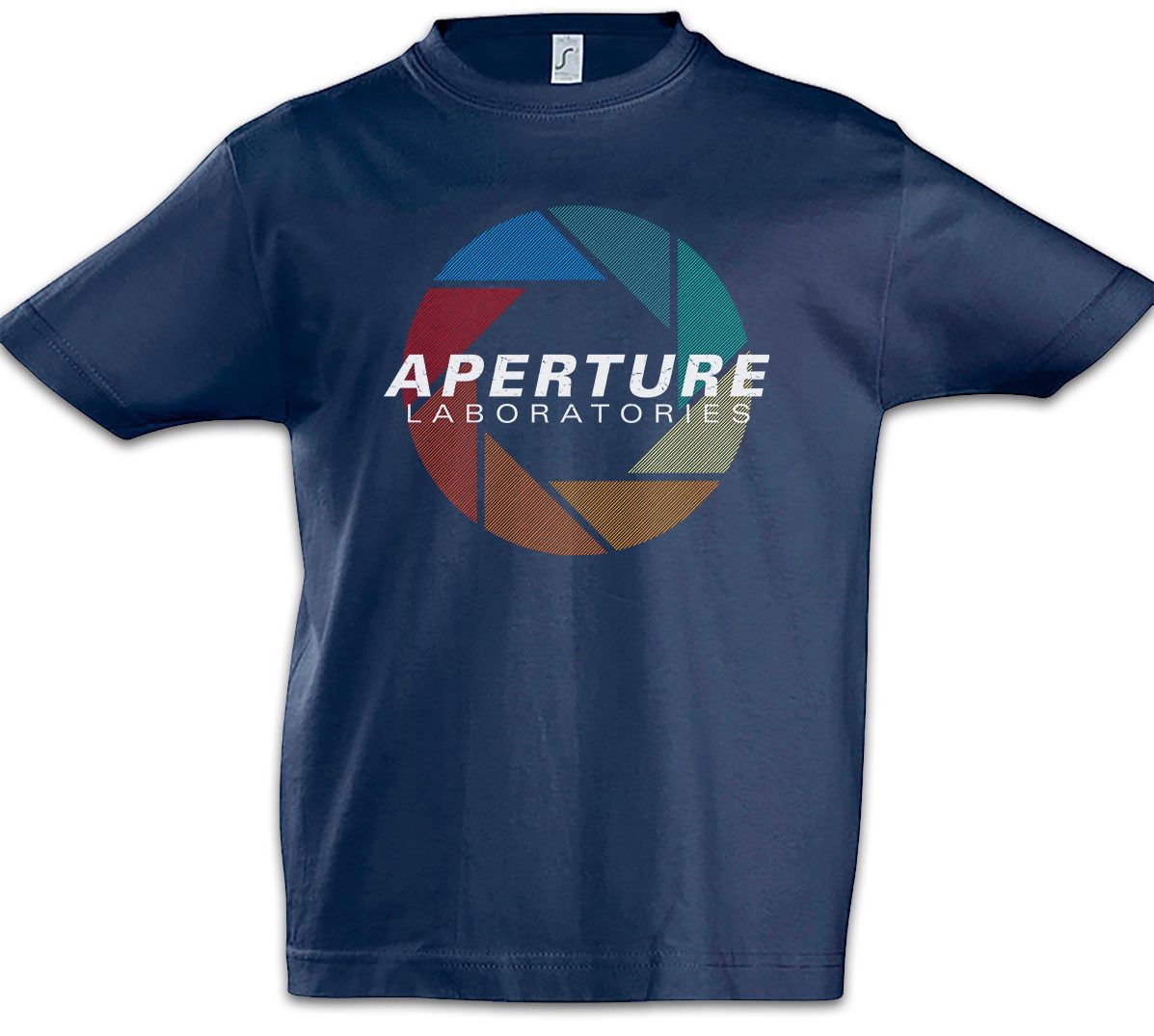 Print-Shirt Aperture Laboratories Logo B Kinder T-Shirt Science Logo Labs Game
