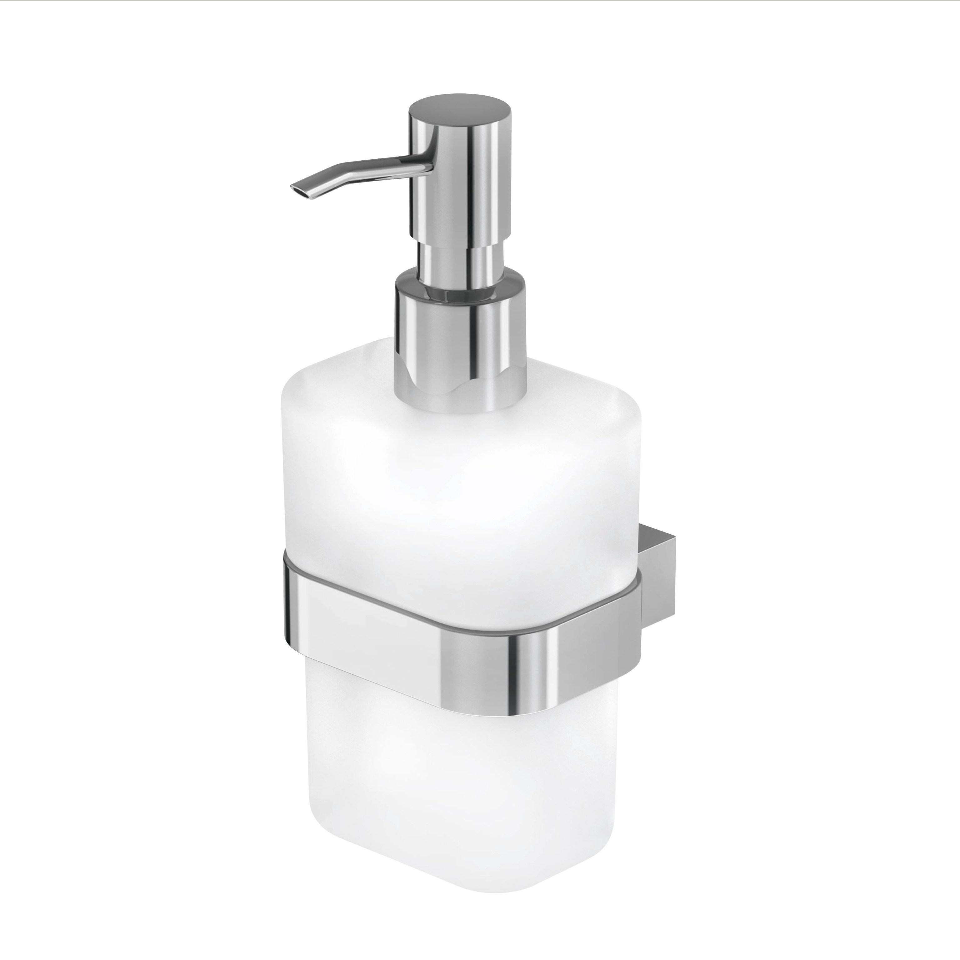 Lenz Seifenspender AURA, kleben oder bohren, Nachfüllbar, Tropffrei