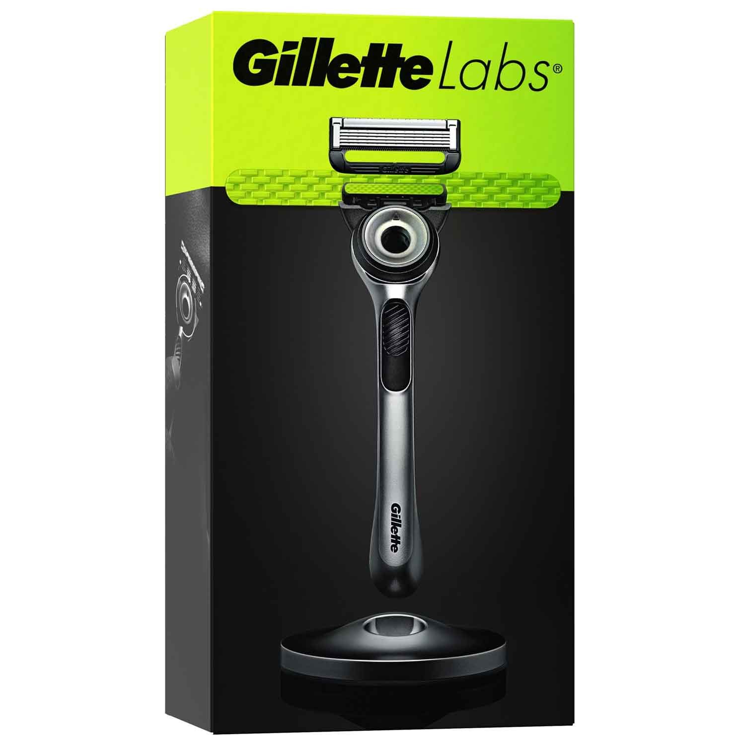 Gillette Gesichtshaarrasierer Labs Rasierer mit Reinigungs-Element