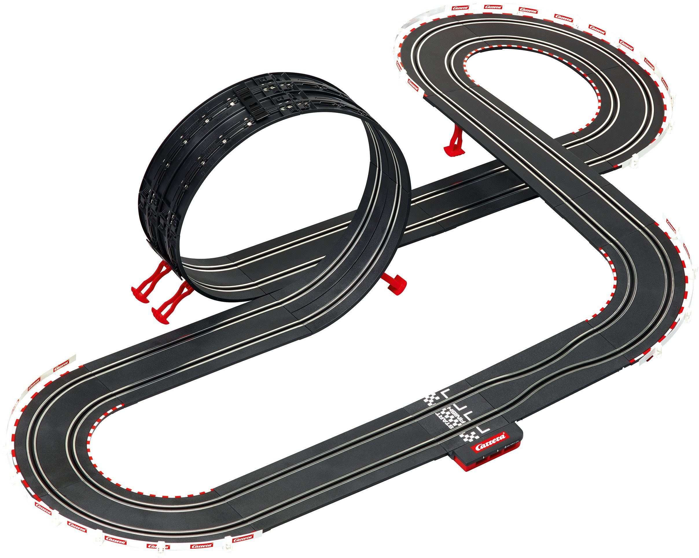 Carrera® Build GO!!! Racing m) - - Autorennbahn 4,9 Race Carrera 'n Set (Streckenlänge 4.9