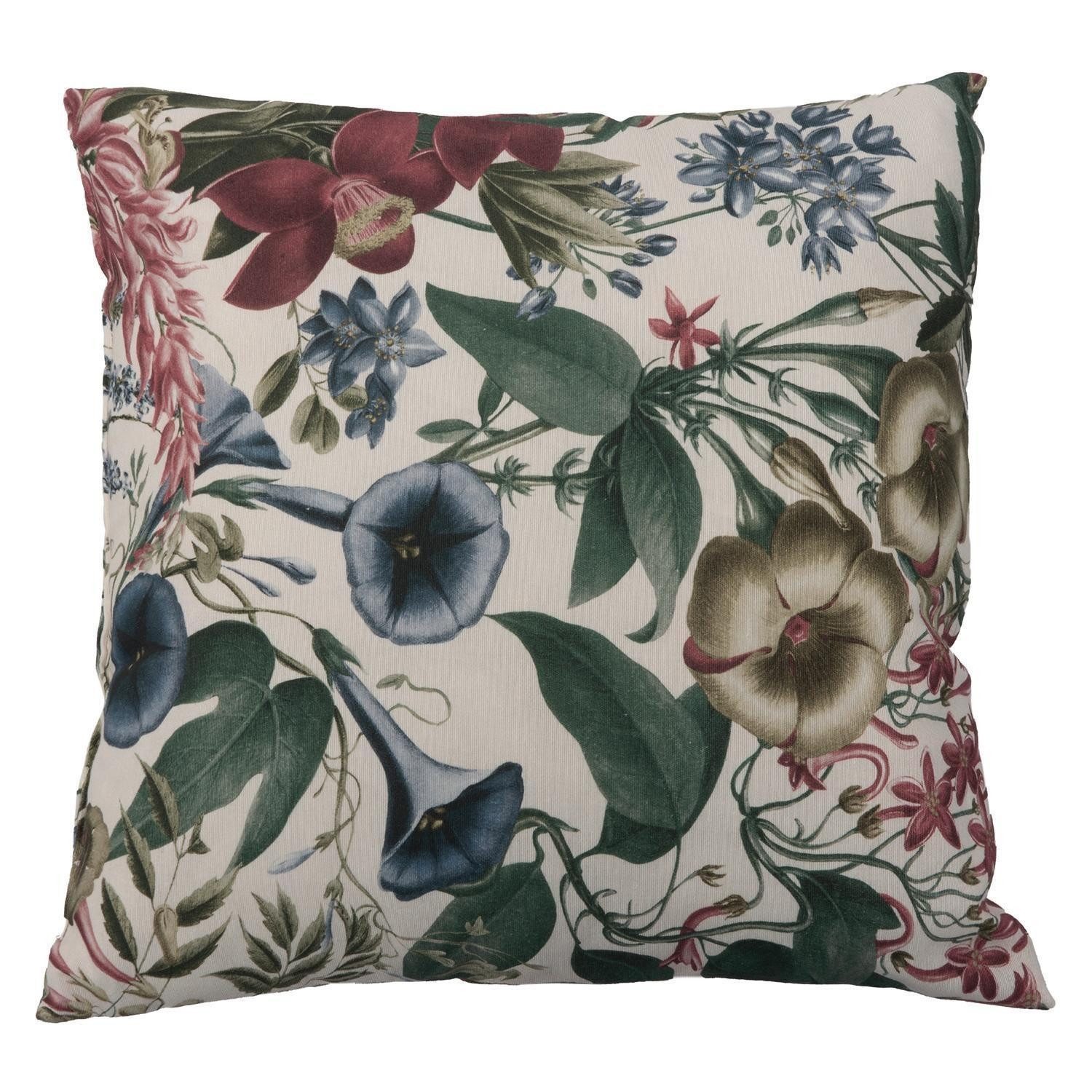 GO-DE Декоративные подушки HANA, B 48 x L 48 cm, Mehrfarbig, Baumwolle, Polyester, Blumenmuster